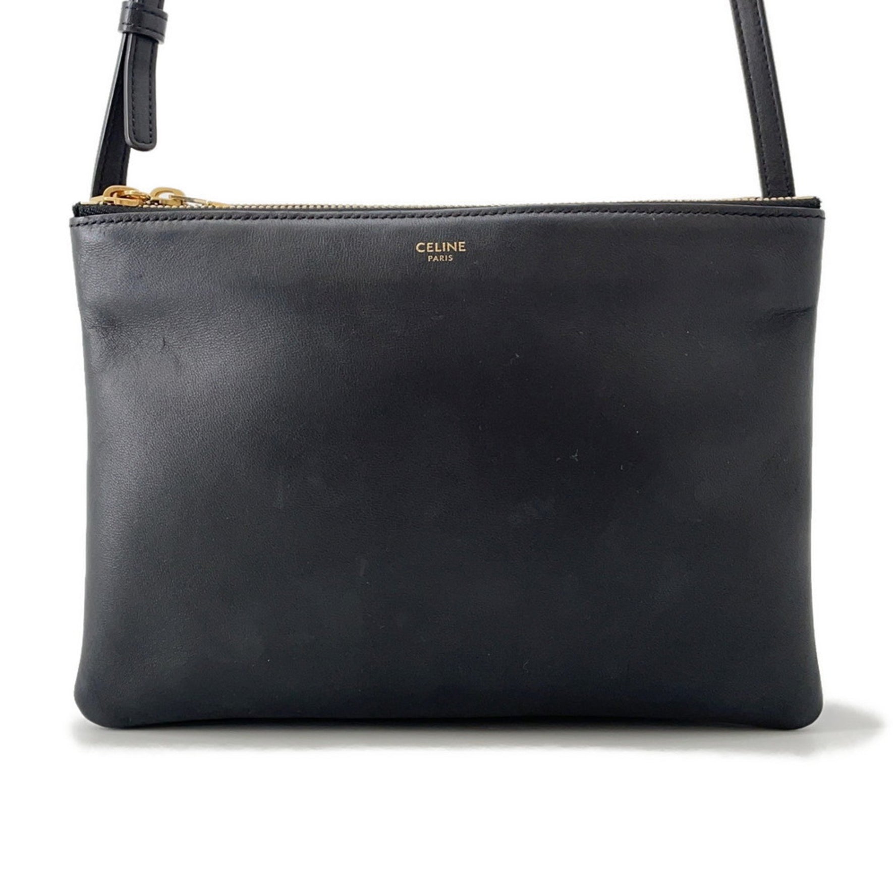 Celine Trio Large Shoulder Bag in Lambskin
