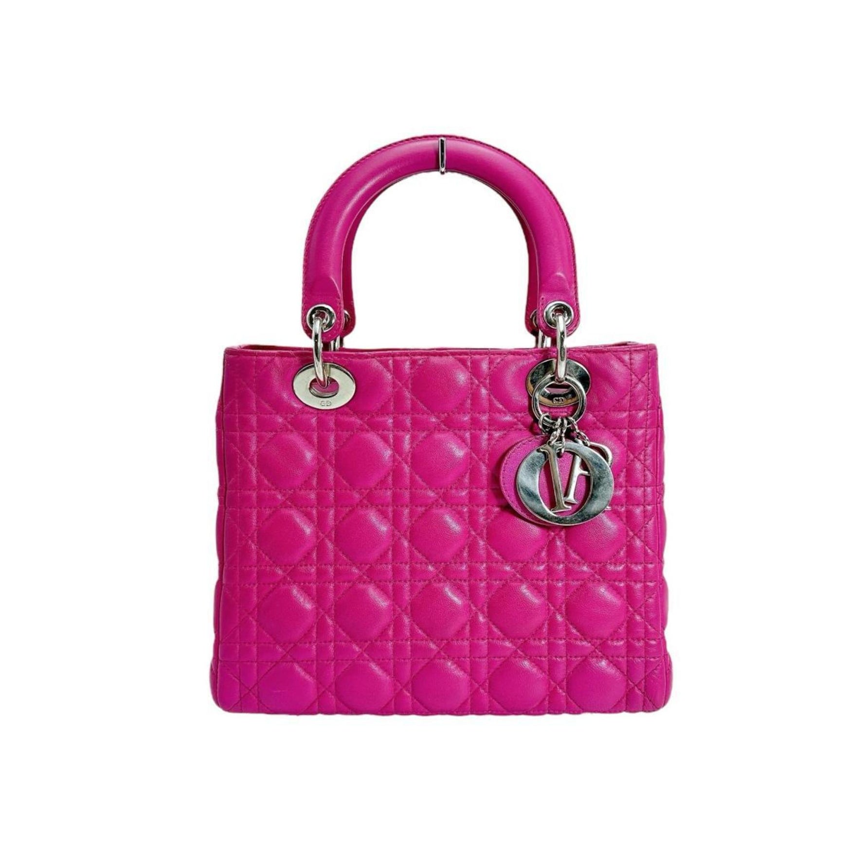 Christian Dior Dior Handbag Shoulder Bag Cannage Lambskin