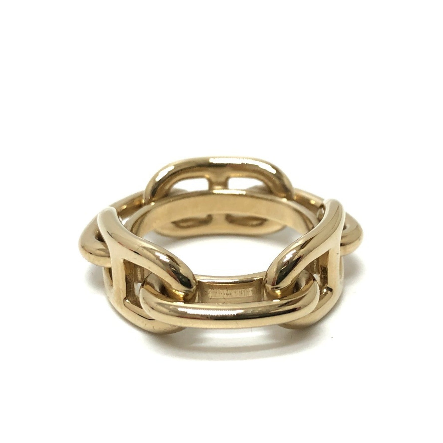 HERMES Legato Scarf Ring 90, Metal, Gold