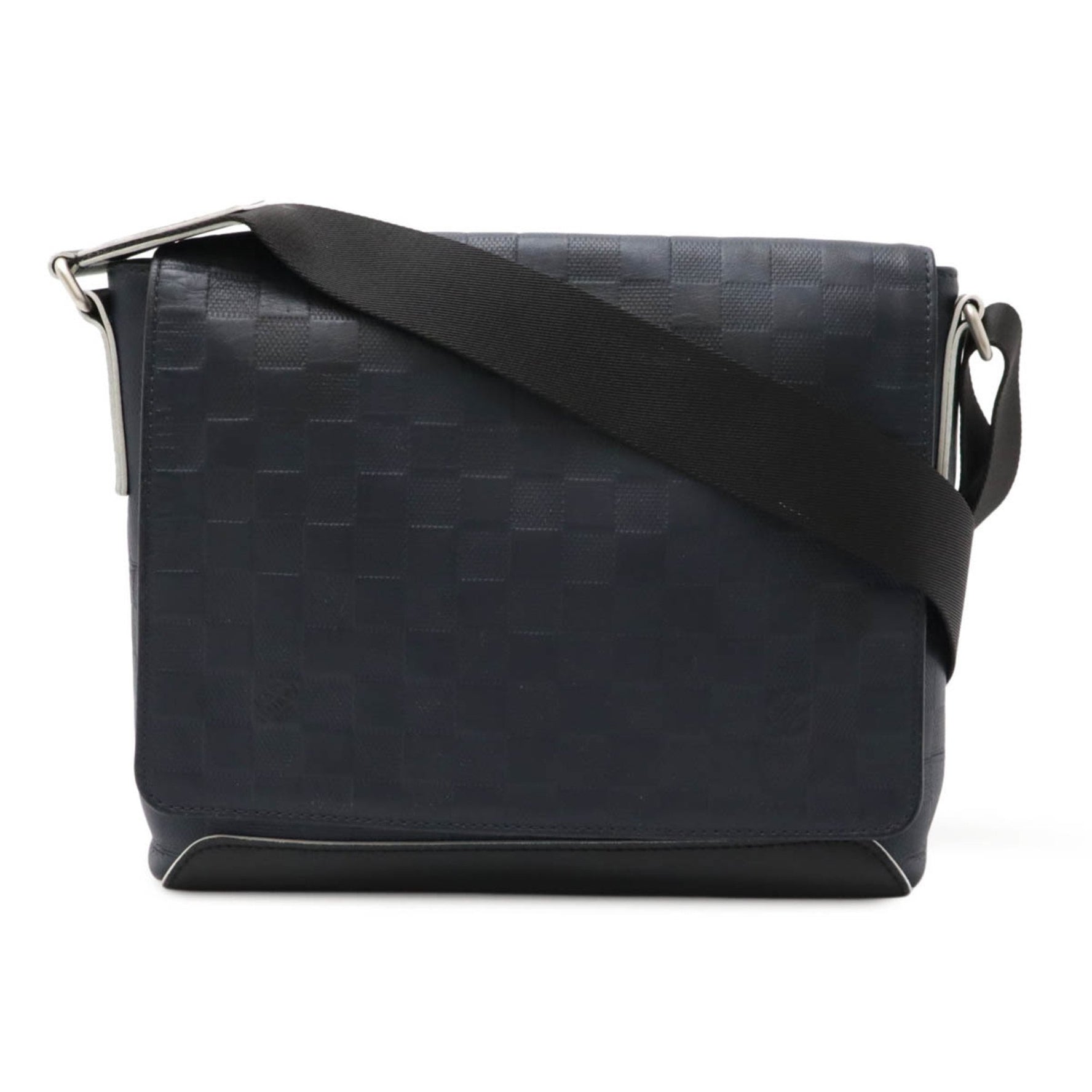 LOUIS VUITTON Damier Infini District PM Shoulder Bag Astral Navy N41034