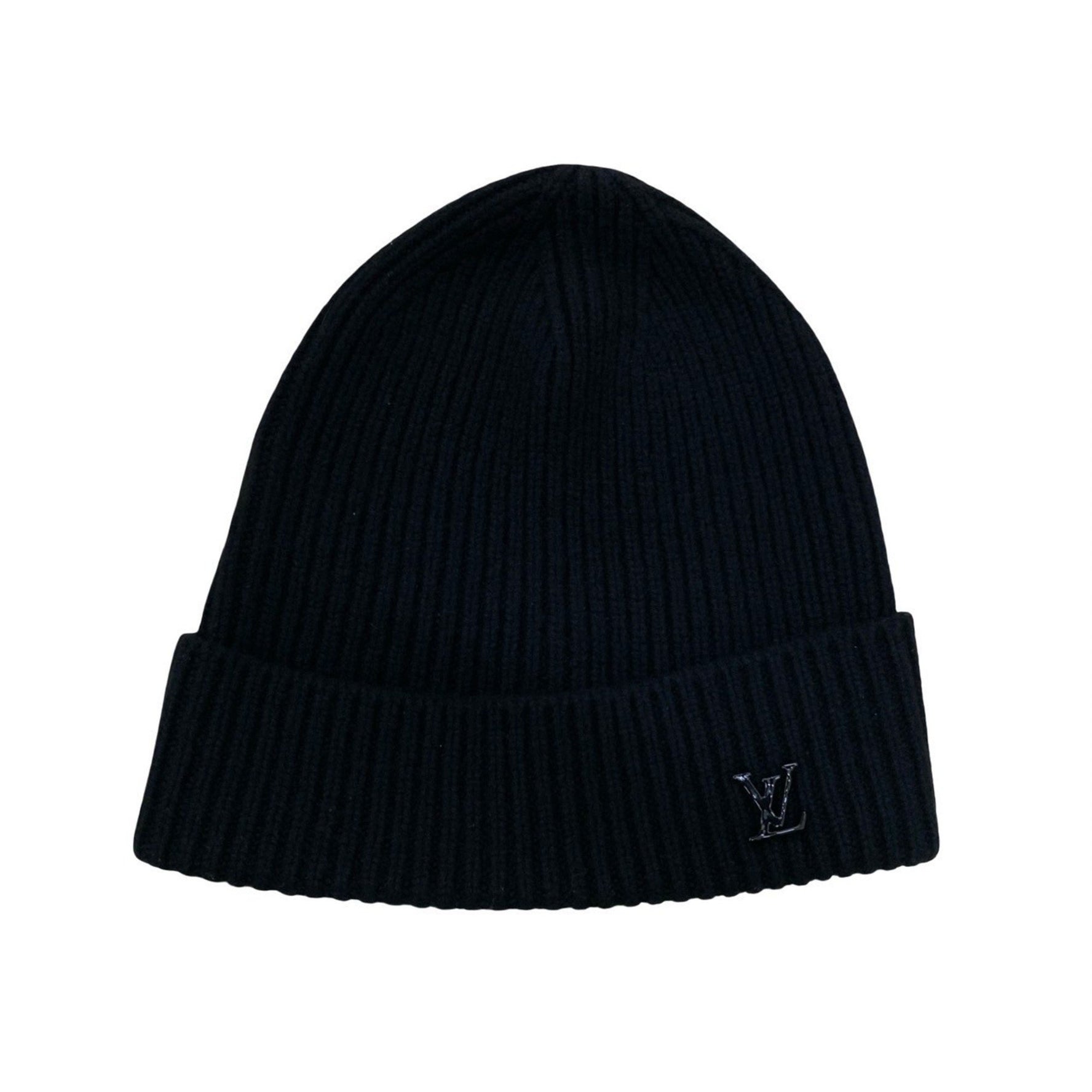 LOUIS VUITTON LV Ahead 1.1 Cashmere Rib Knit Cap Beanie Hat