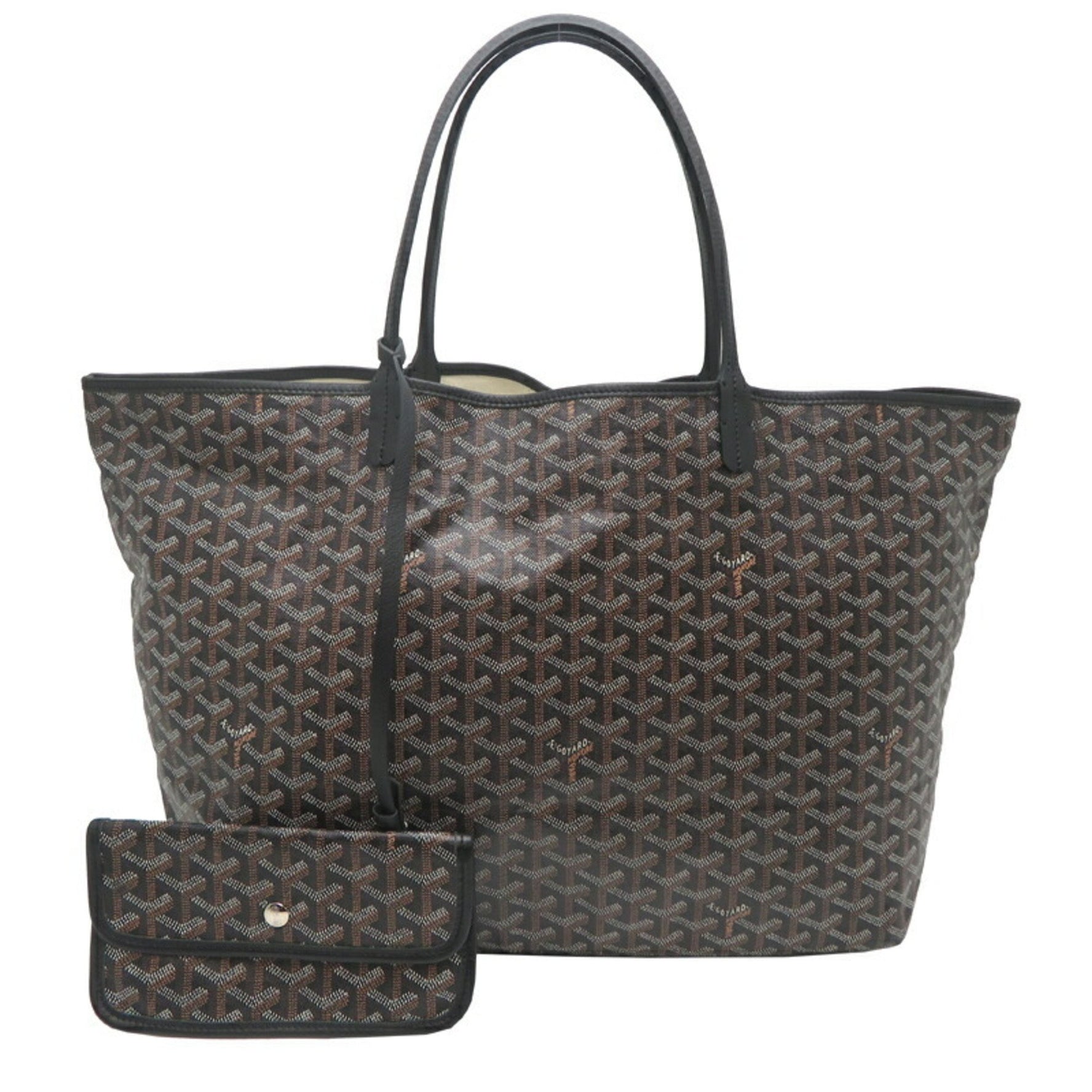 Goyard Saint Louis PM and Men's Tote Bag Goyardine Canvas