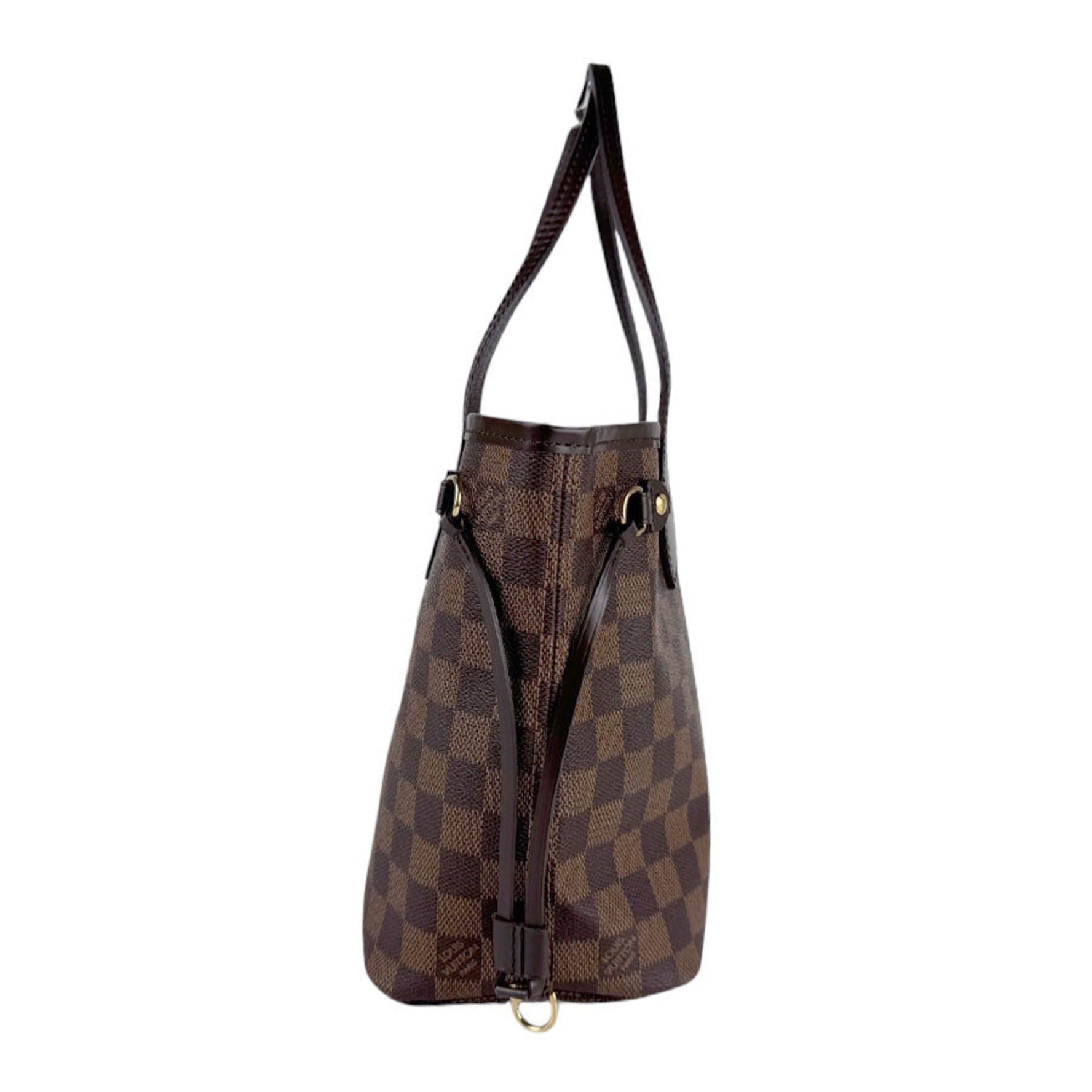 Louis Vuitton Damier Neverfull PM Handbag in Canvas