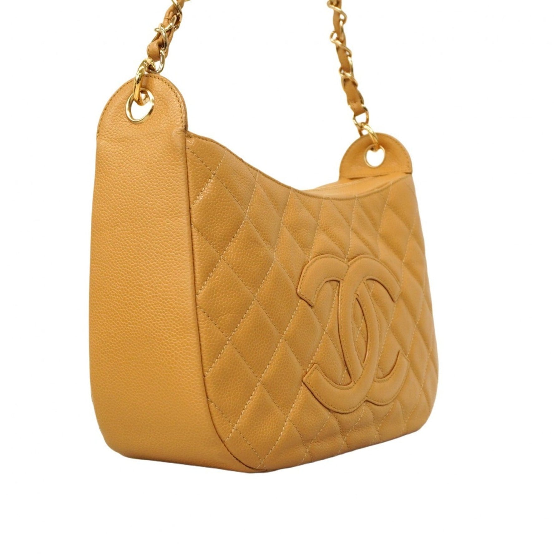 Chanel Matelasse Shoulder Bag with Chain Bag, Caviar Skin