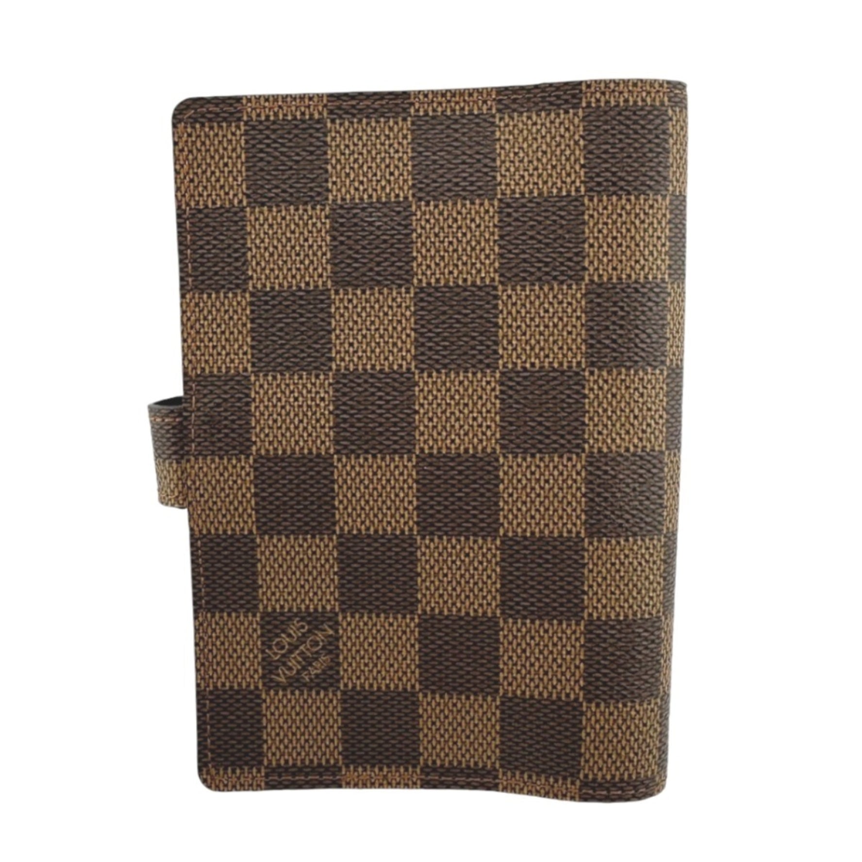 Louis Vuitton LOUIS VUITTON Diary Cover Damier Agenda PM Canvas R20700 Brown LV