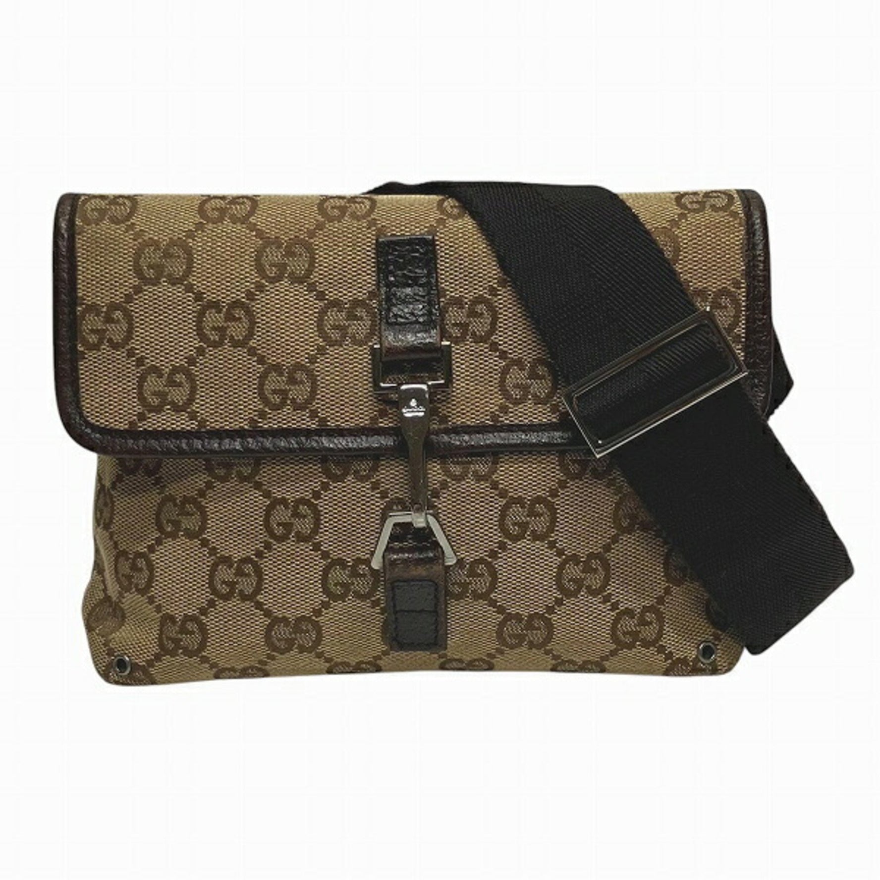 Gucci GG Canvas Bag Waist Pouch Body for Men and Women