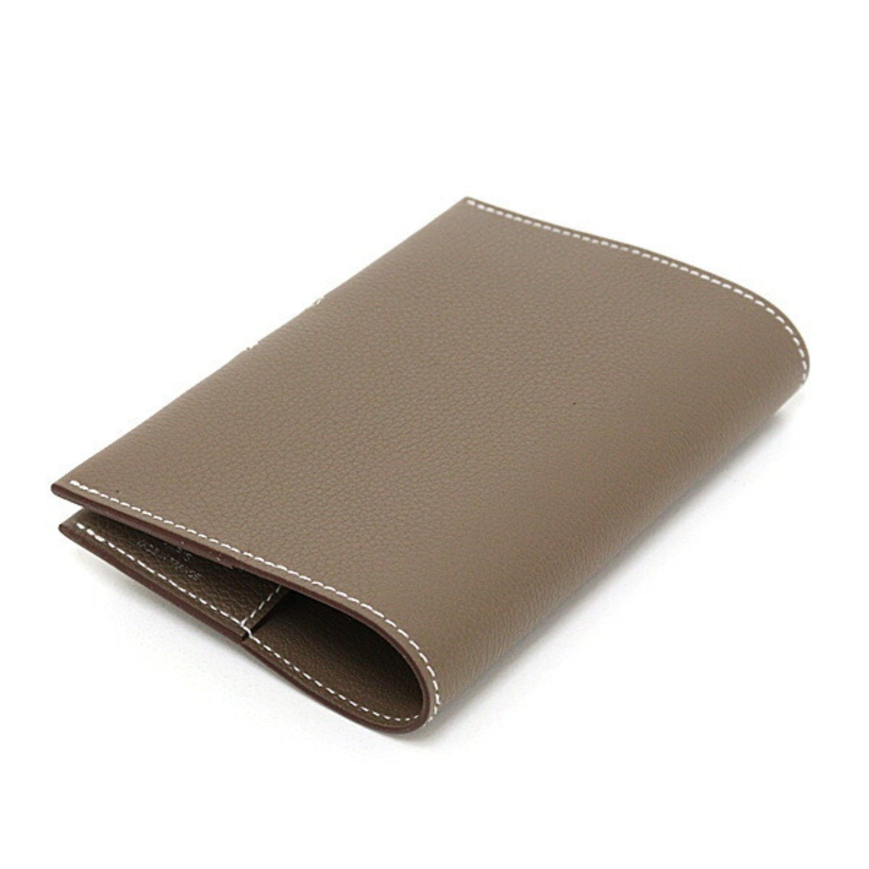 Hermes Hermès R.M.S. Evercolor Etoupe Passport Case with W Stamp (Made in 2024) Unused