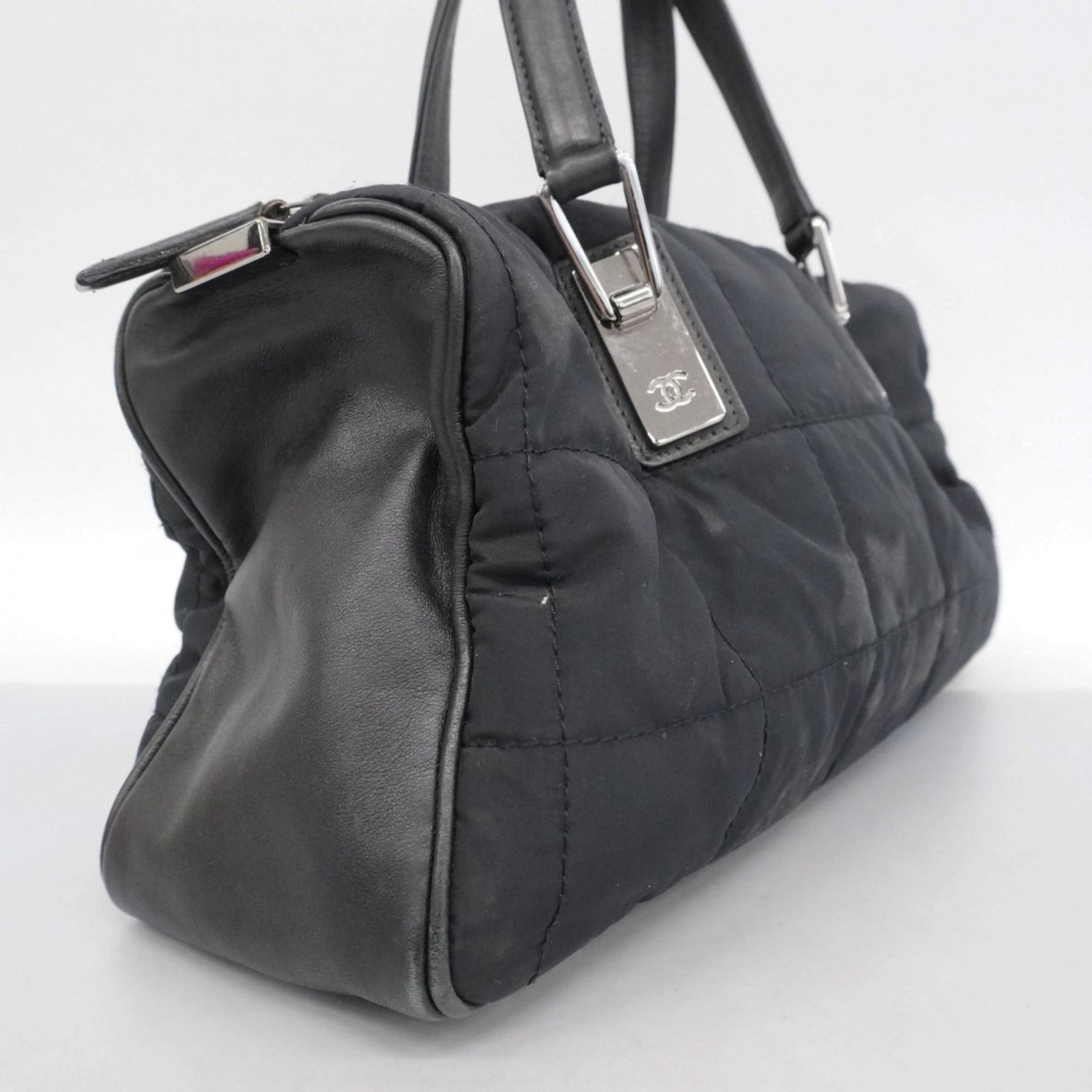 Chanel Chocobar Nylon Handbag