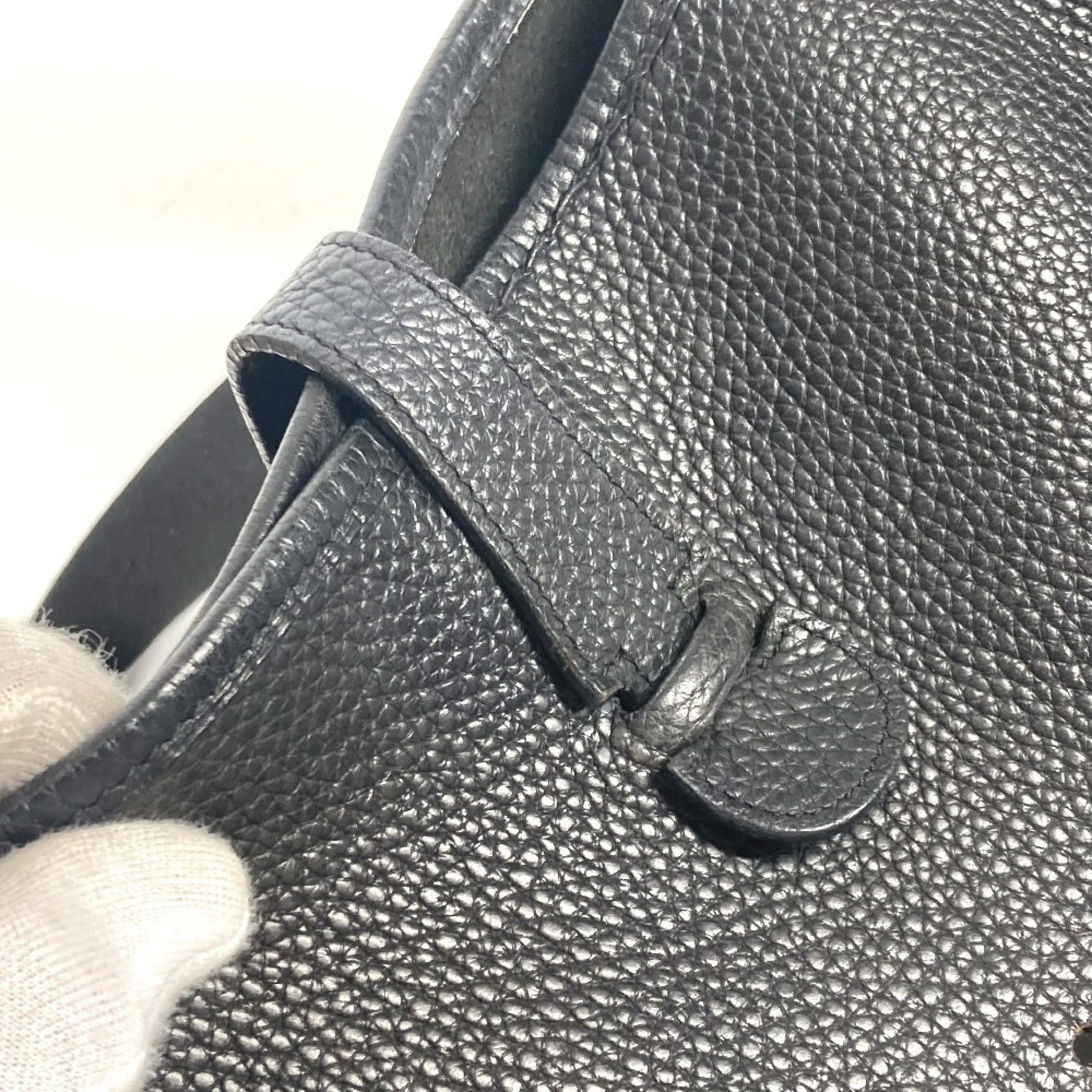 HERMES Evelyn 2 GM Bag H Punching Logo Crossbody Shoulder Taurillon Clemence Men's