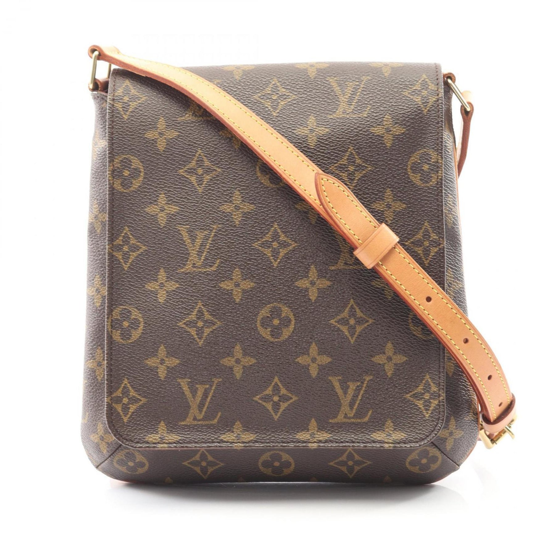 Louis Vuitton Musette Salsa Long Strap Monogram Shoulder Bag, Coated Canvas and Leather