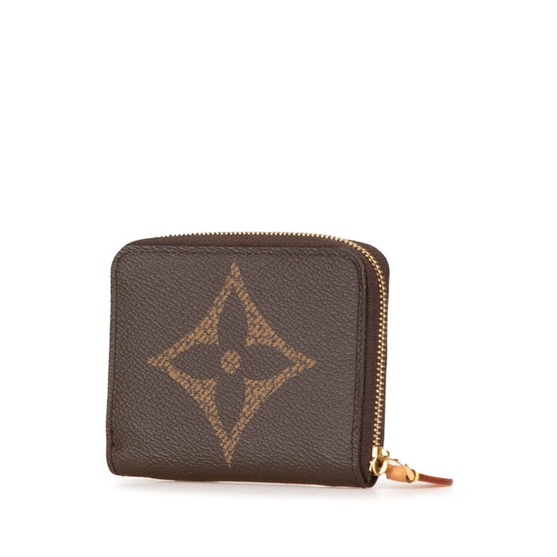 Louis Vuitton Monogram Giant Zippy Coin Purse Case PVC Leather