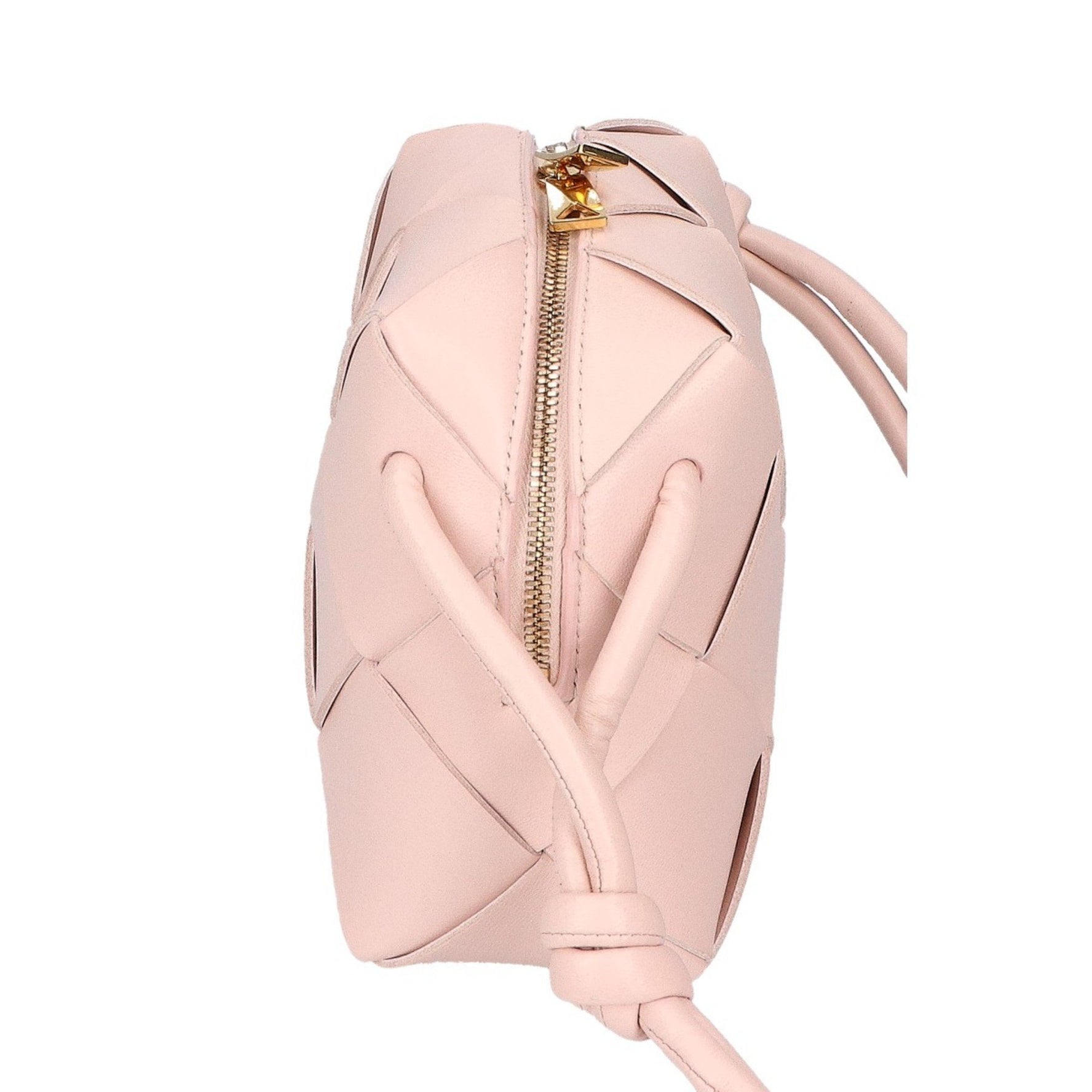 BOTTEGA VENETA Maxi Intrecciato Mini Cassette Camera Bag Shoulder 6917 Lotus Gold