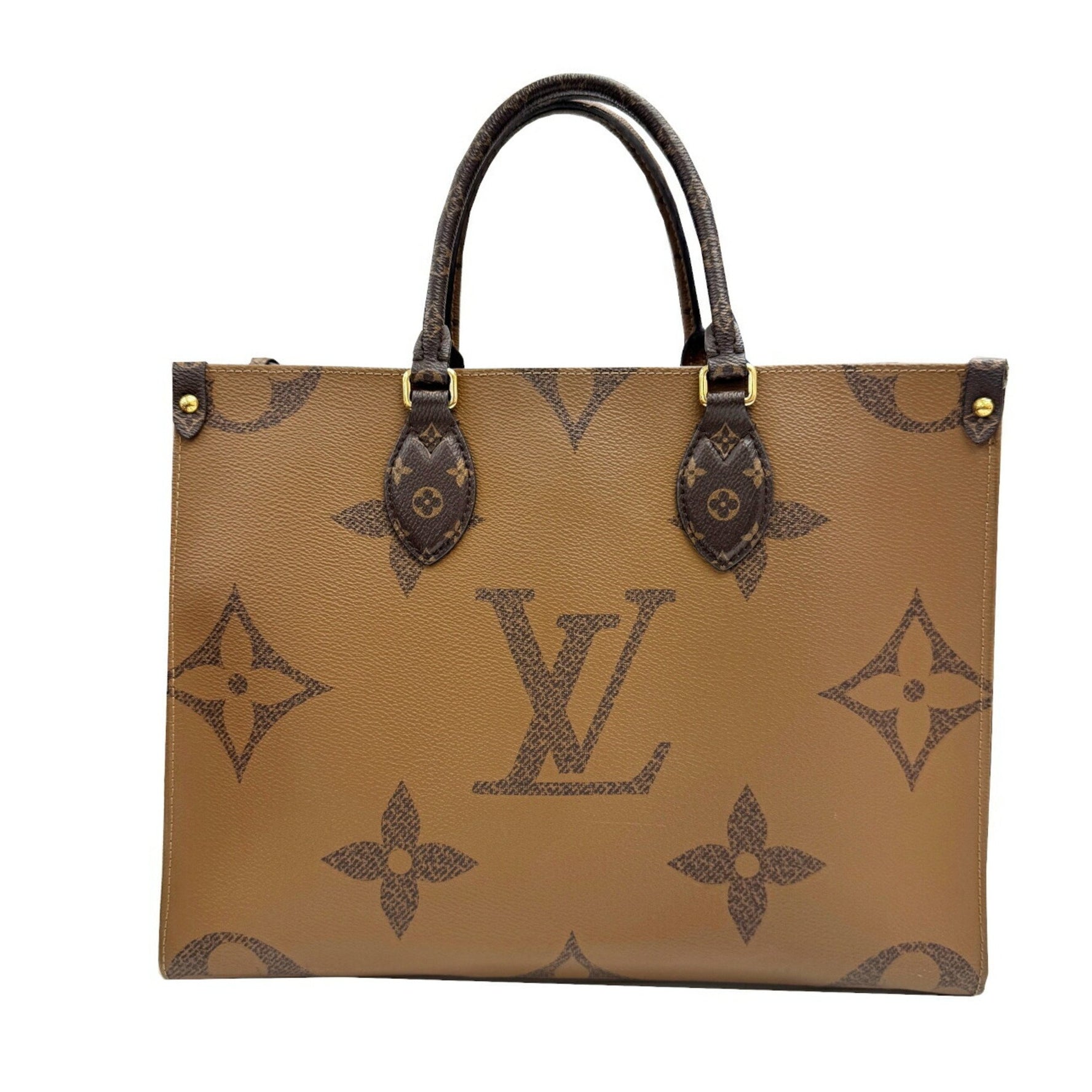 LOUIS VUITTON On the Go MM Monogram Giant Reverse Tote Bag, Handbag