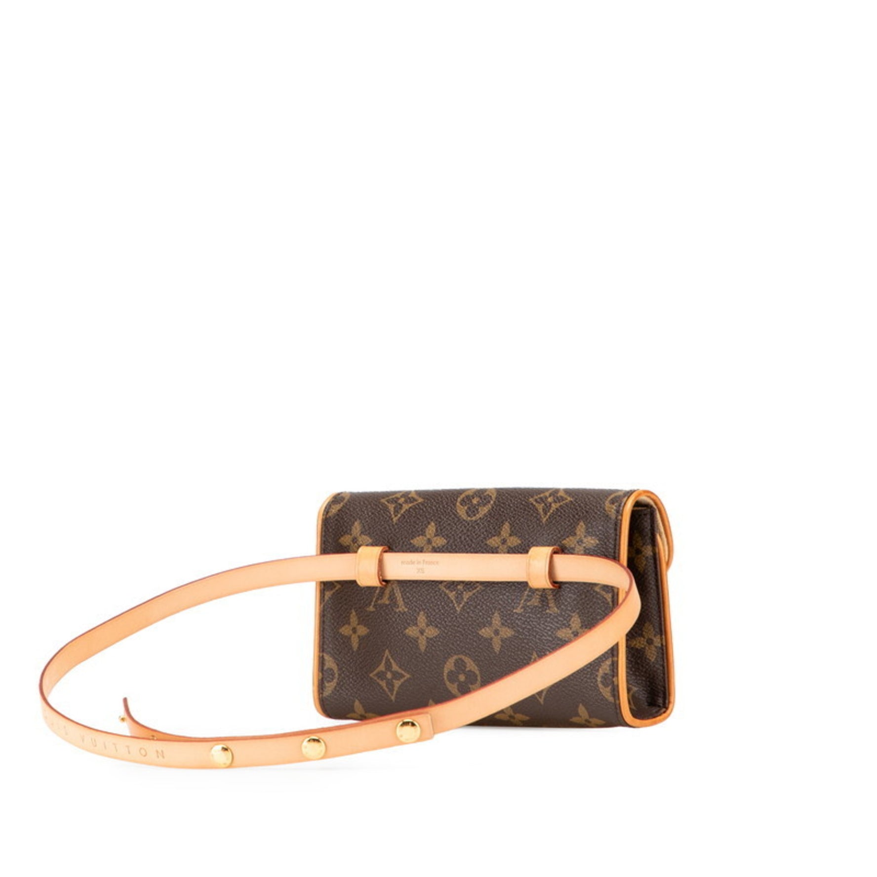 Louis Vuitton Monogram Florentine XS Waist Bag/Body Bag M51855 Brown PVC Leather Women's LOUIS VUITTON