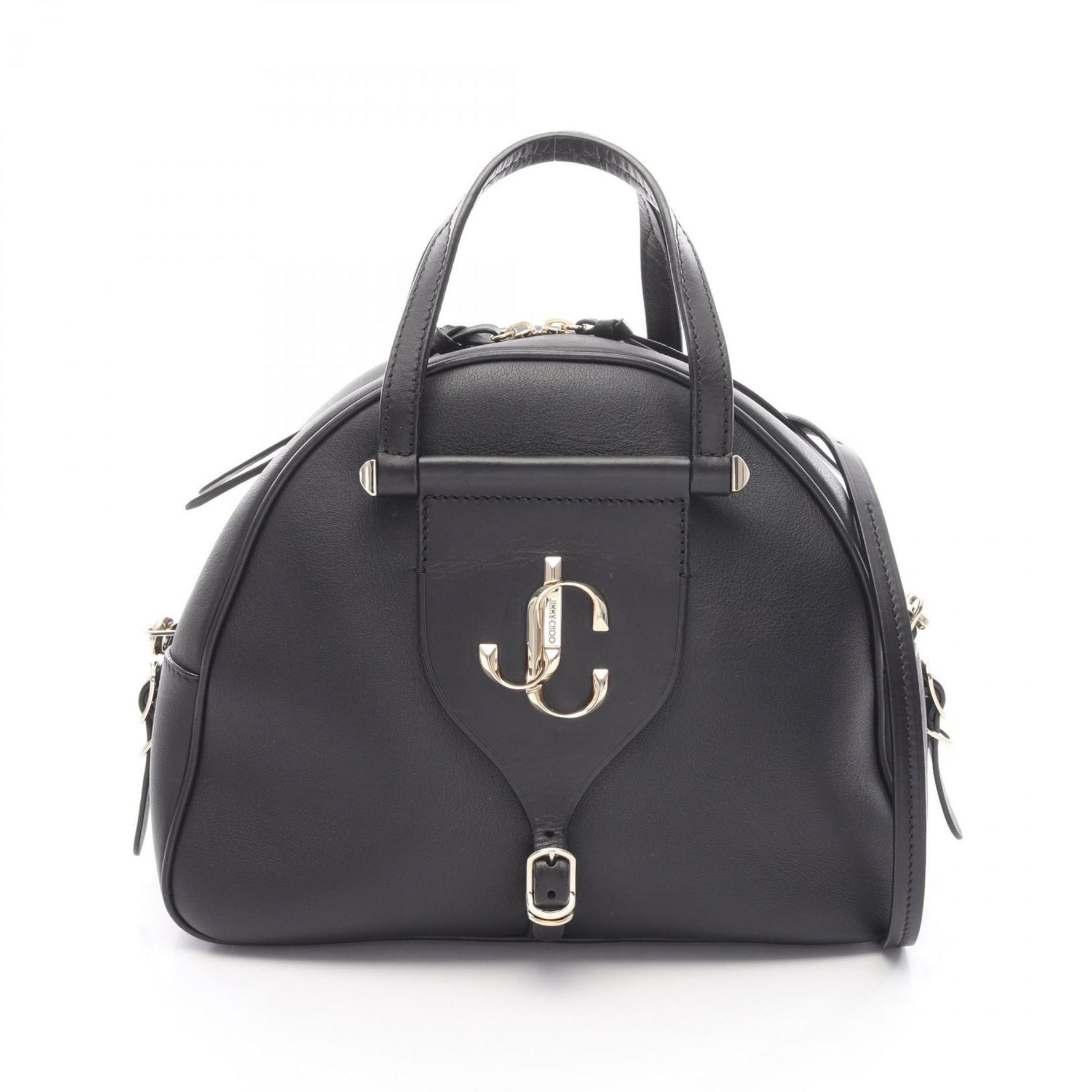 JIMMY CHOO Varenne Bowling M Handbag, Leather