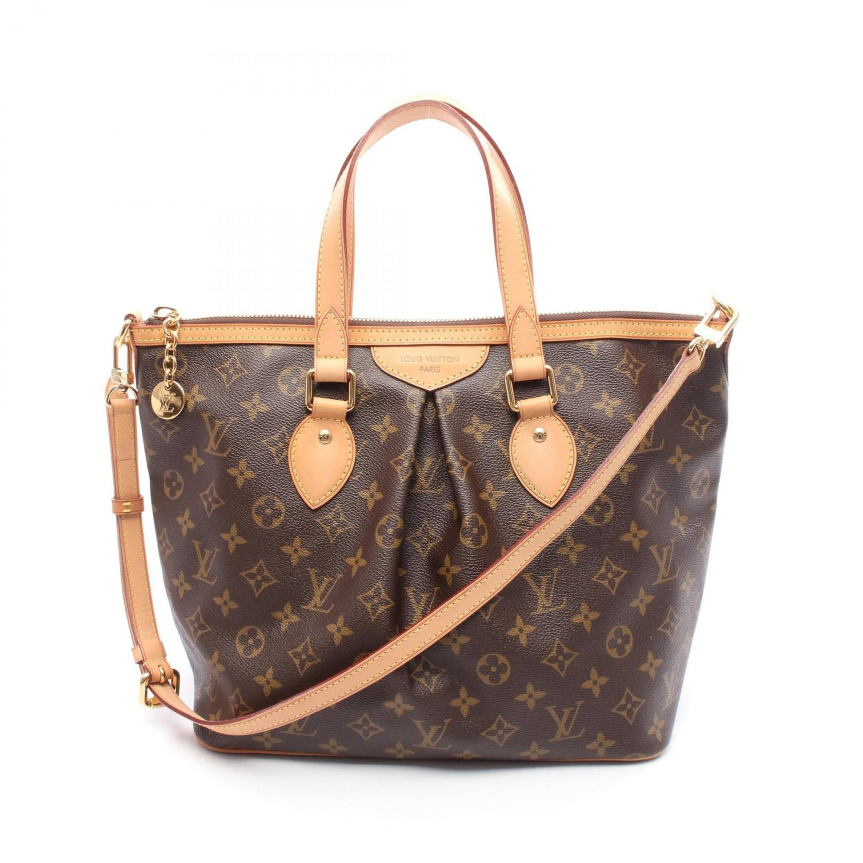 Louis Vuitton Palermo PM Monogram Handbag, Coated Canvas and Leather
