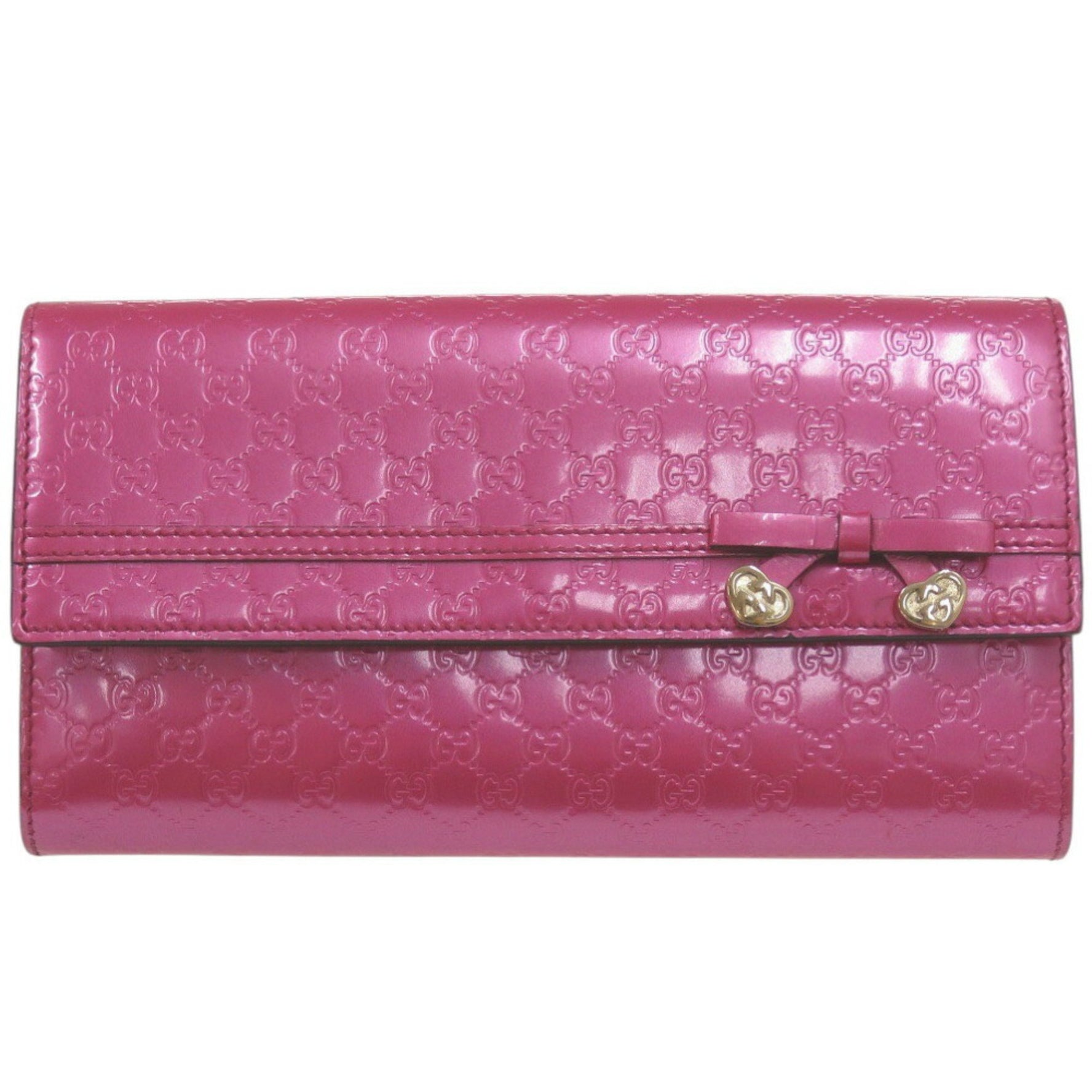 Gucci Micro Guccissima Enamel Long Wallet