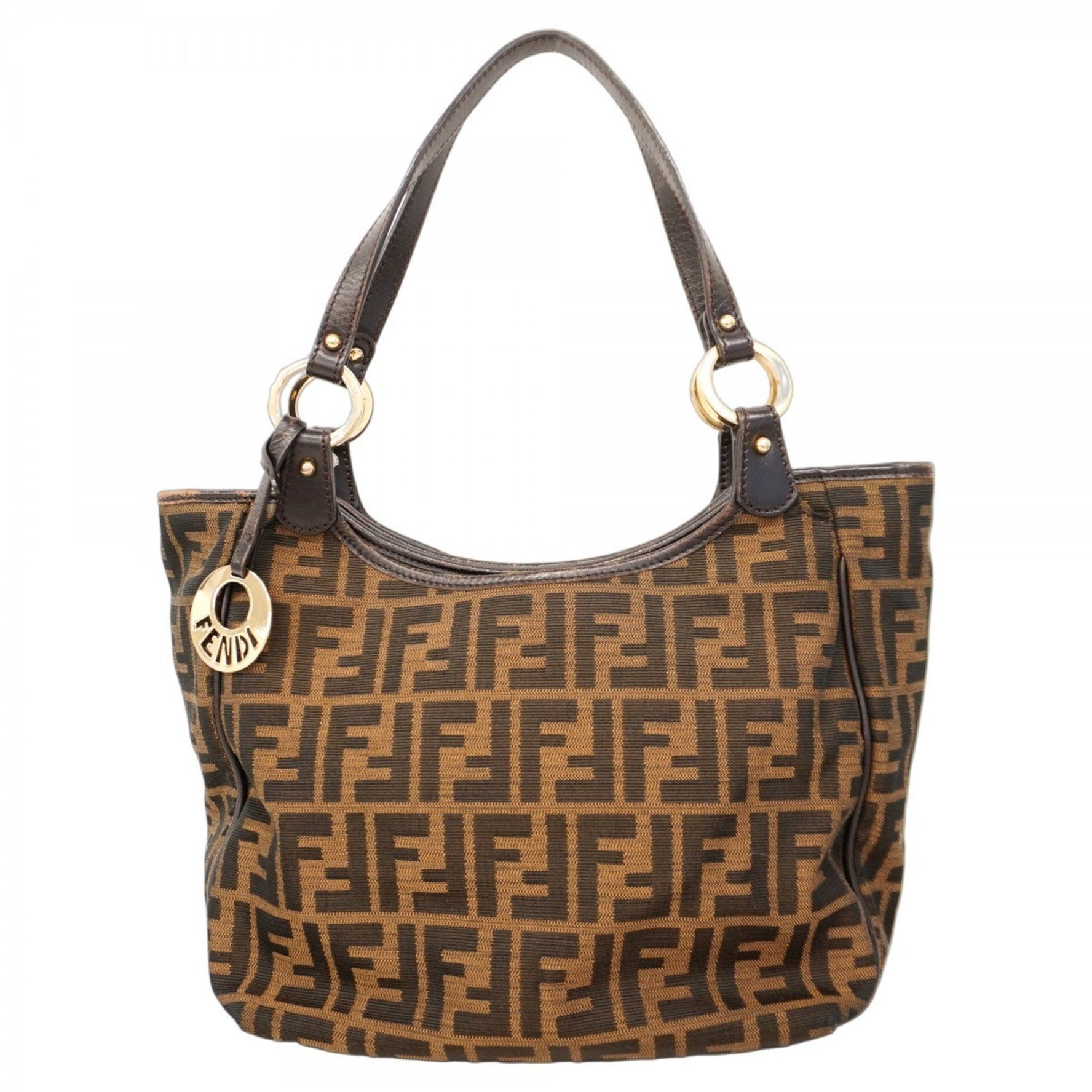 Fendi Zucca nylon canvas tote bag