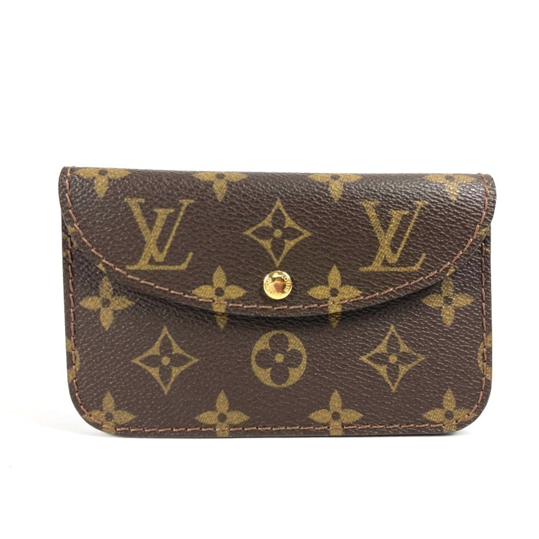 Louis Vuitton Monogram Santur Pochette Solo Bag Pouch Only Canvas Men's