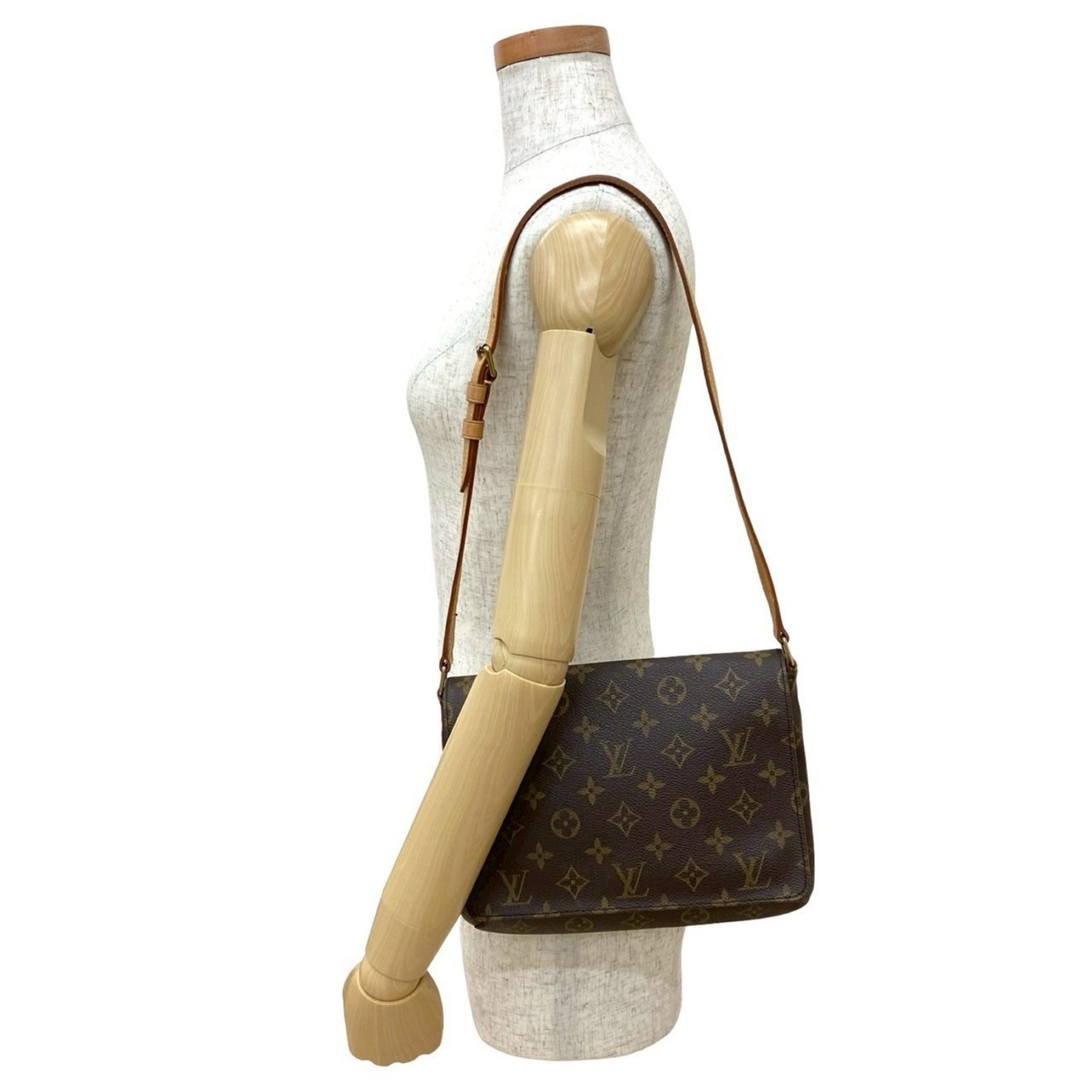 Louis Vuitton Musette Tango Monogram Leather Semi-Shoulder Bag