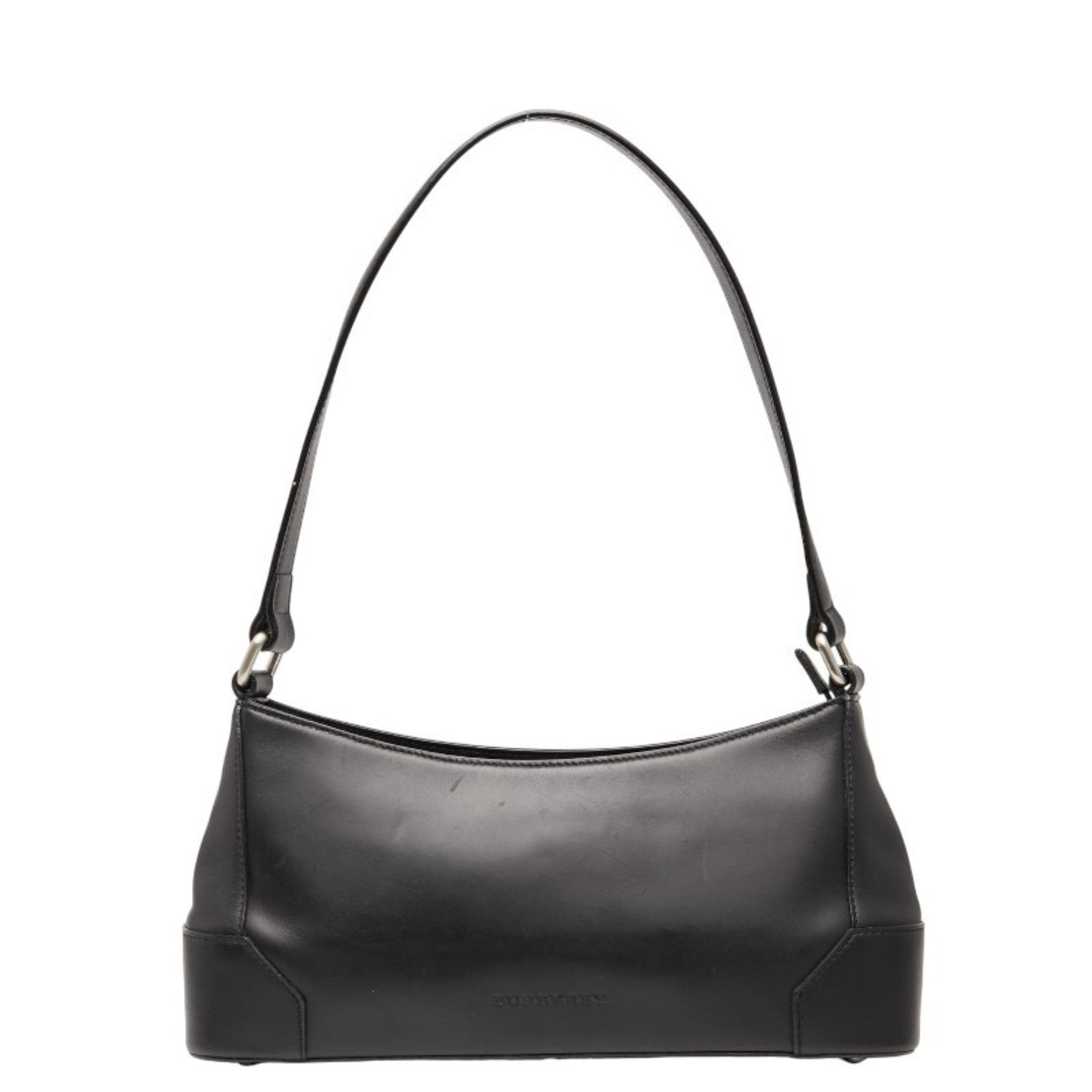 Burberry Nova Check Handbag One-Shoulder Bag Leather