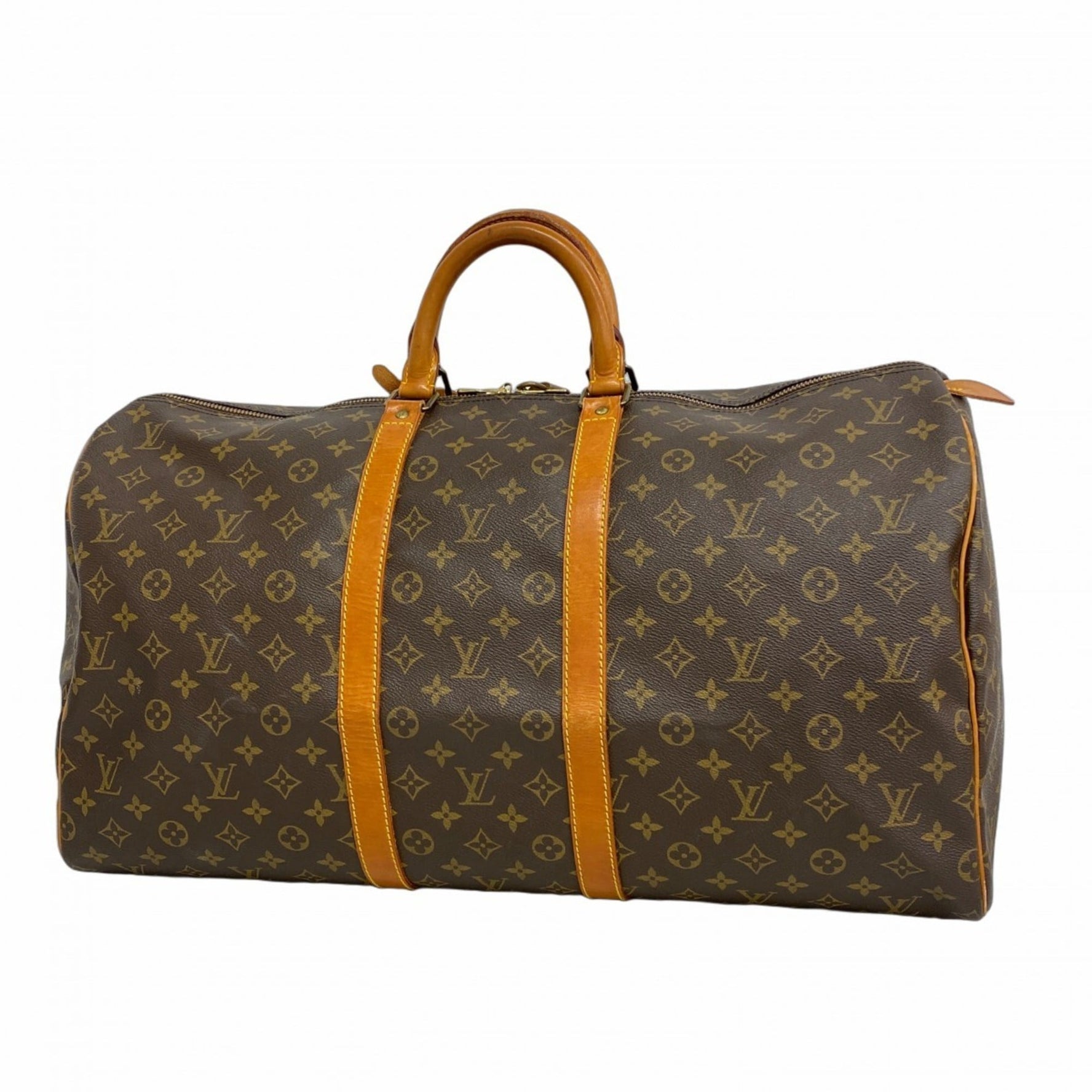 Louis Vuitton Monogram Keepall 55 Boston Bag Men's and