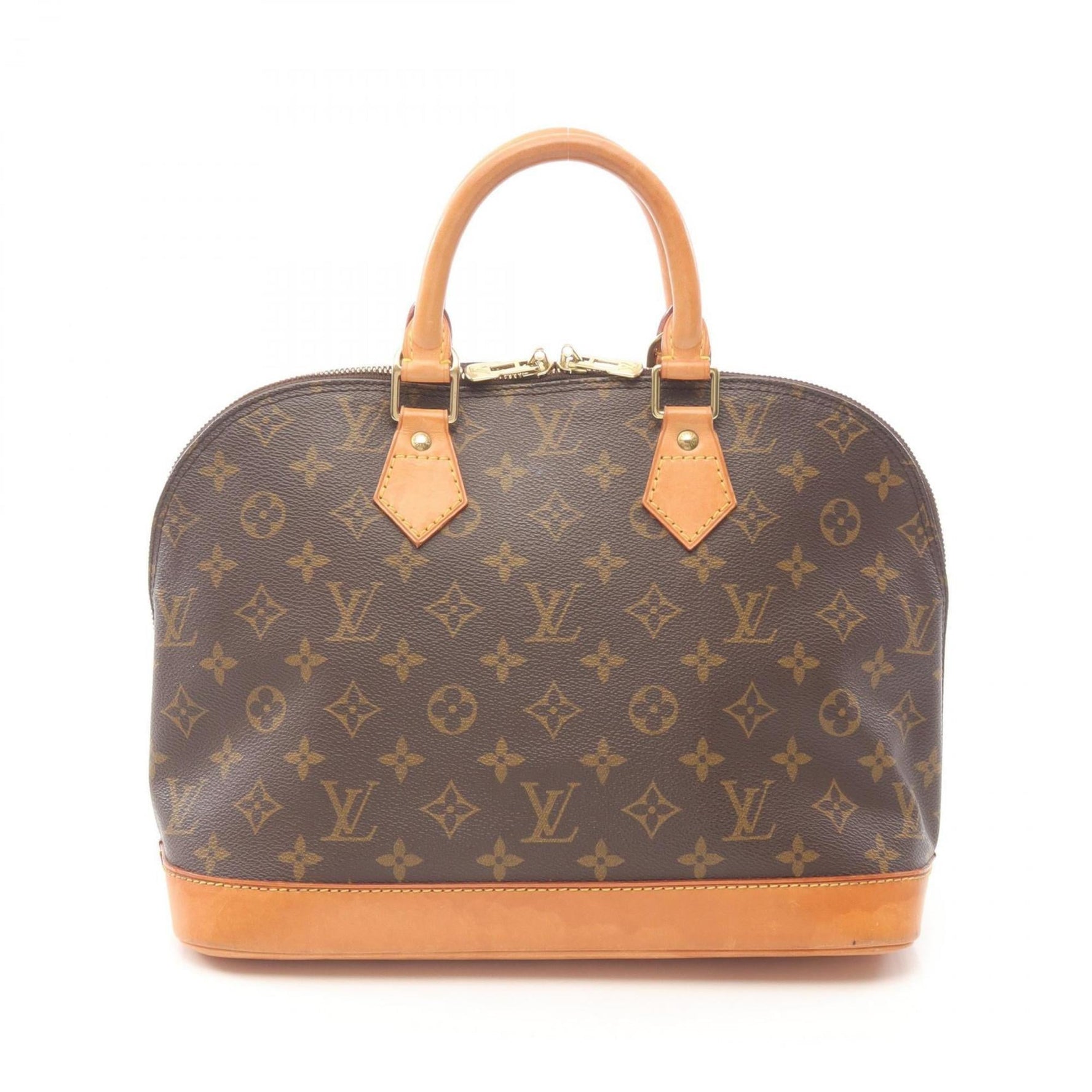 Louis Vuitton Alma PM Monogram Handbag, Coated Canvas and Leather, Brown
