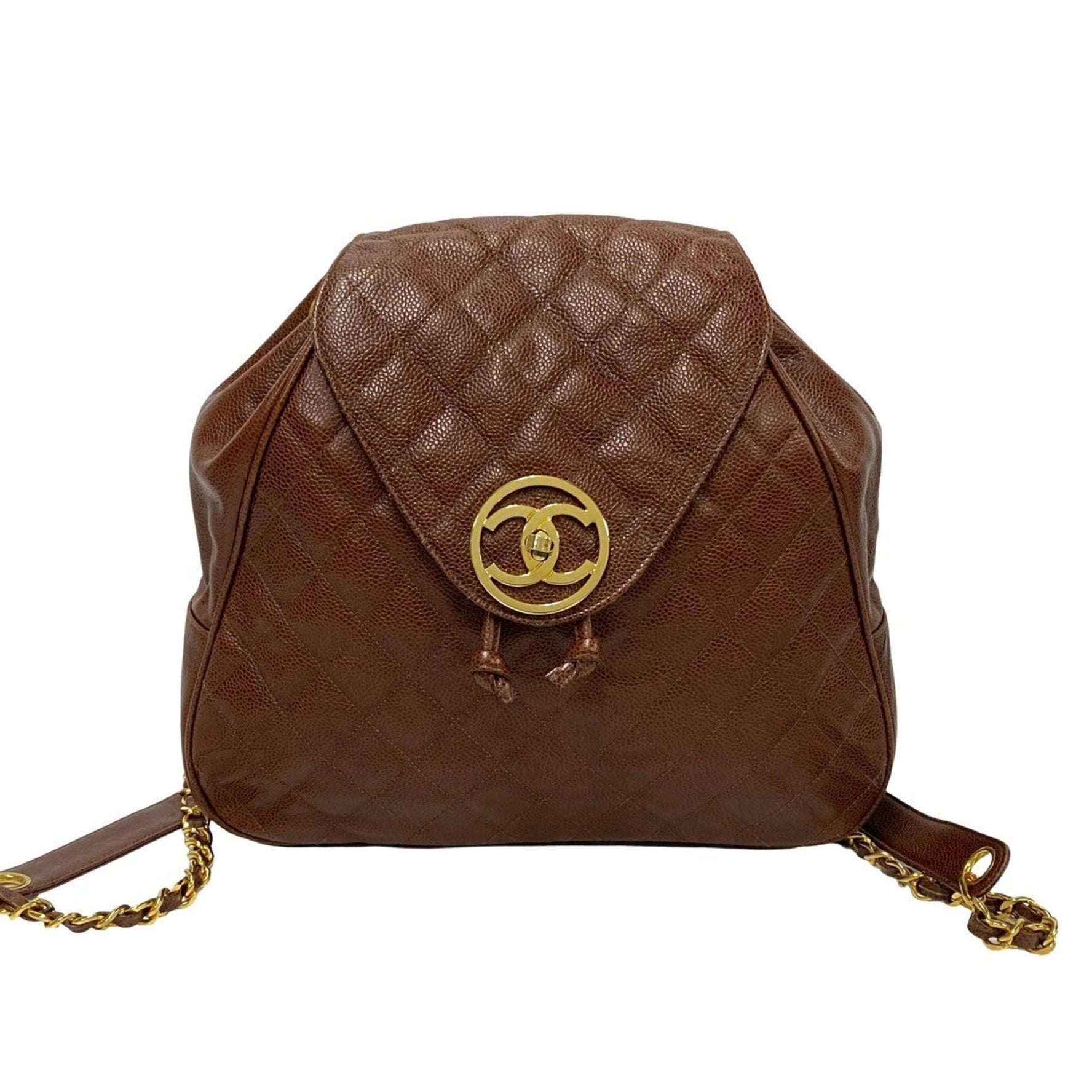 CHANEL Matelasse Coco Caviar Leather Backpack