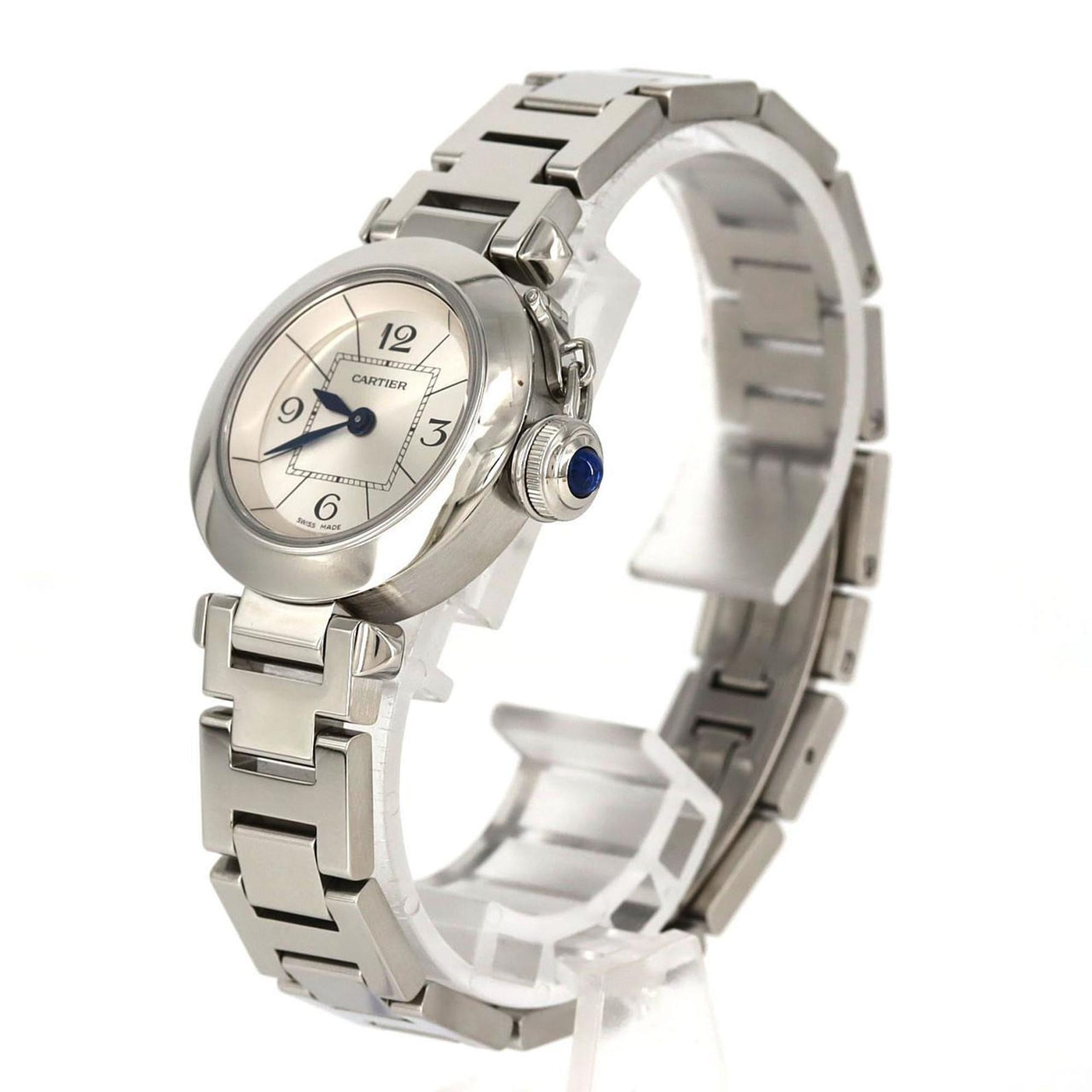 Cartier Miss Pasha Stainless Steel Quartz Watch