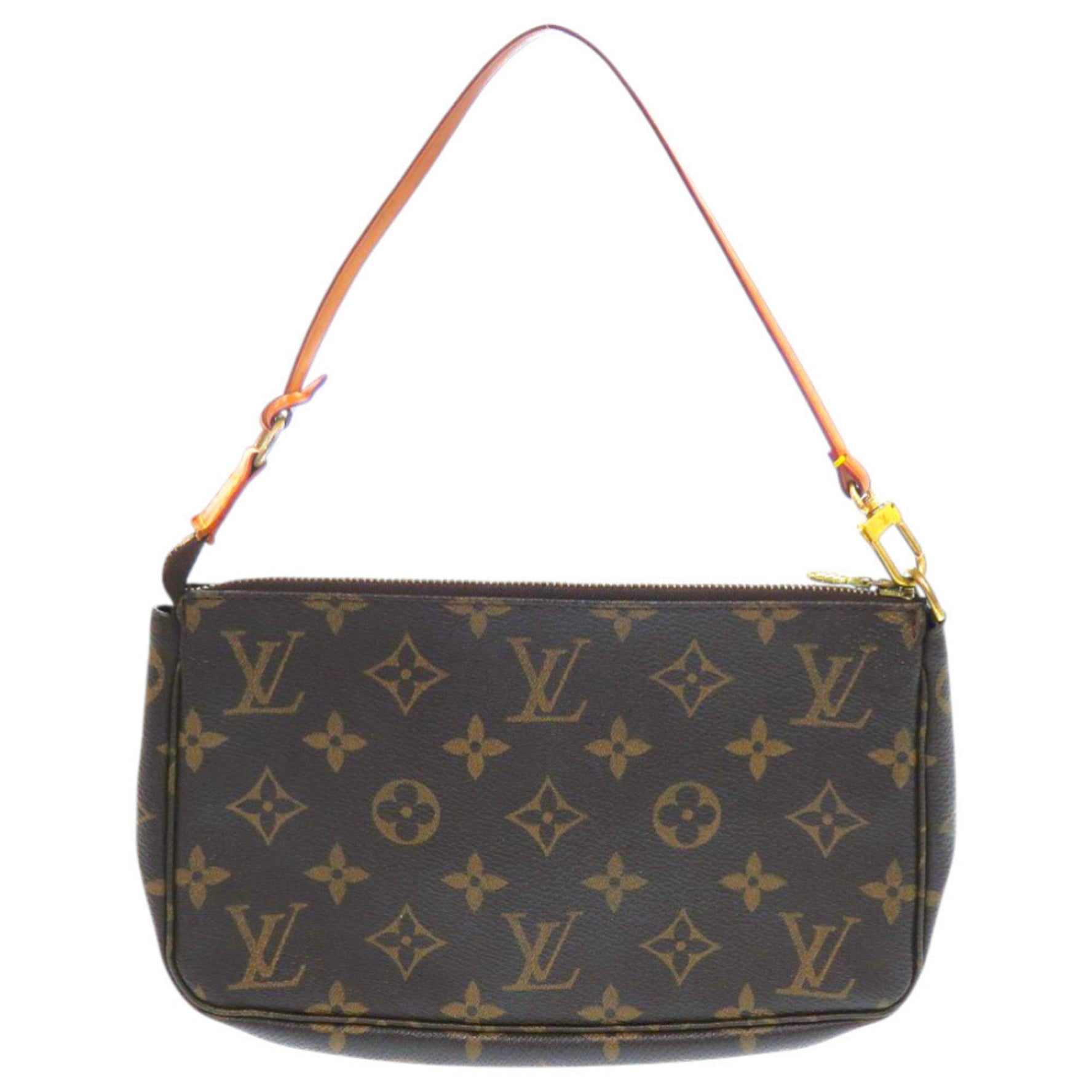 Louis Vuitton Pochette Accessoires Monogram Canvas Brown Pouch LV 0785 LOUIS VUITTON