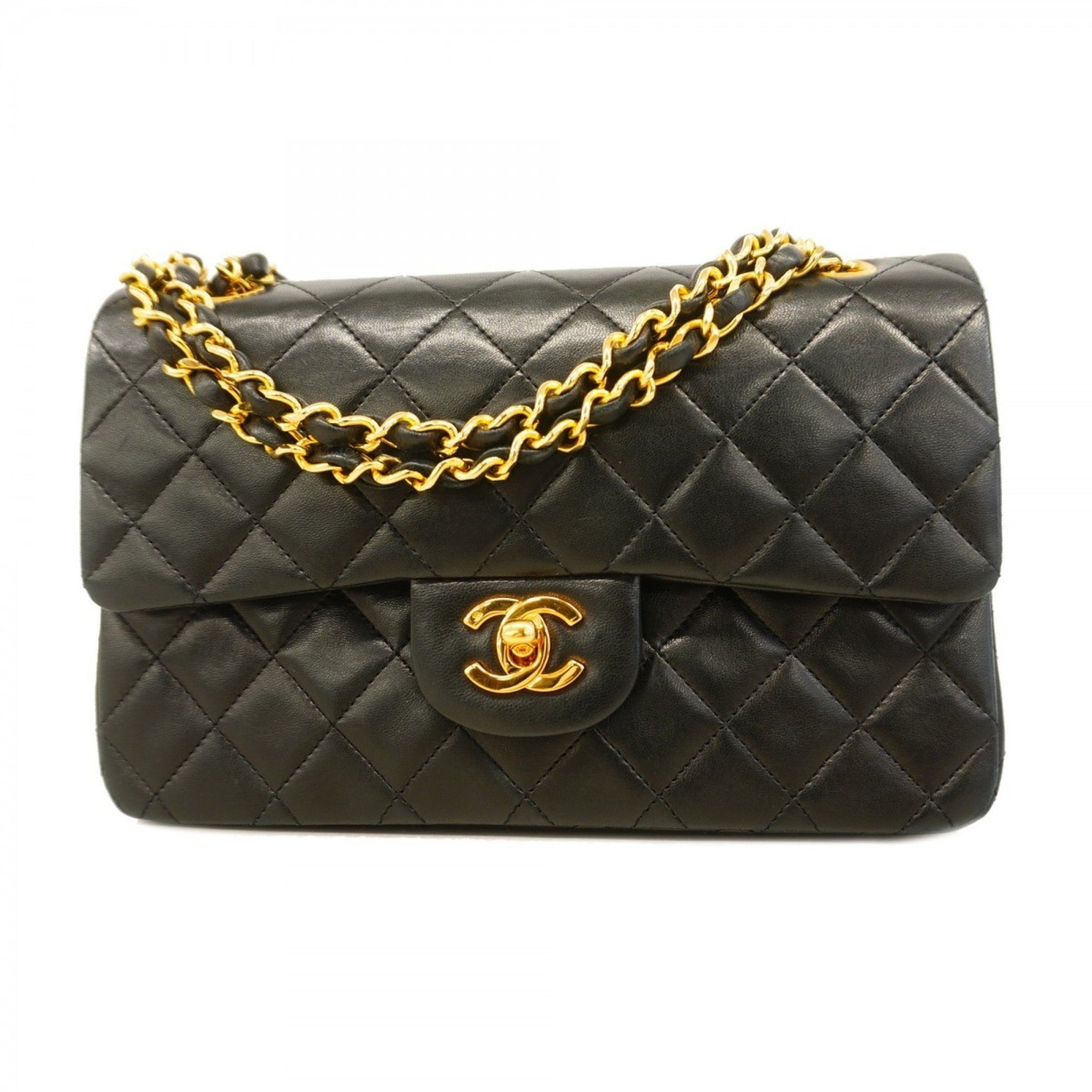 Chanel Matelasse Shoulder Bag with Double Flap and Chain, Lambskin