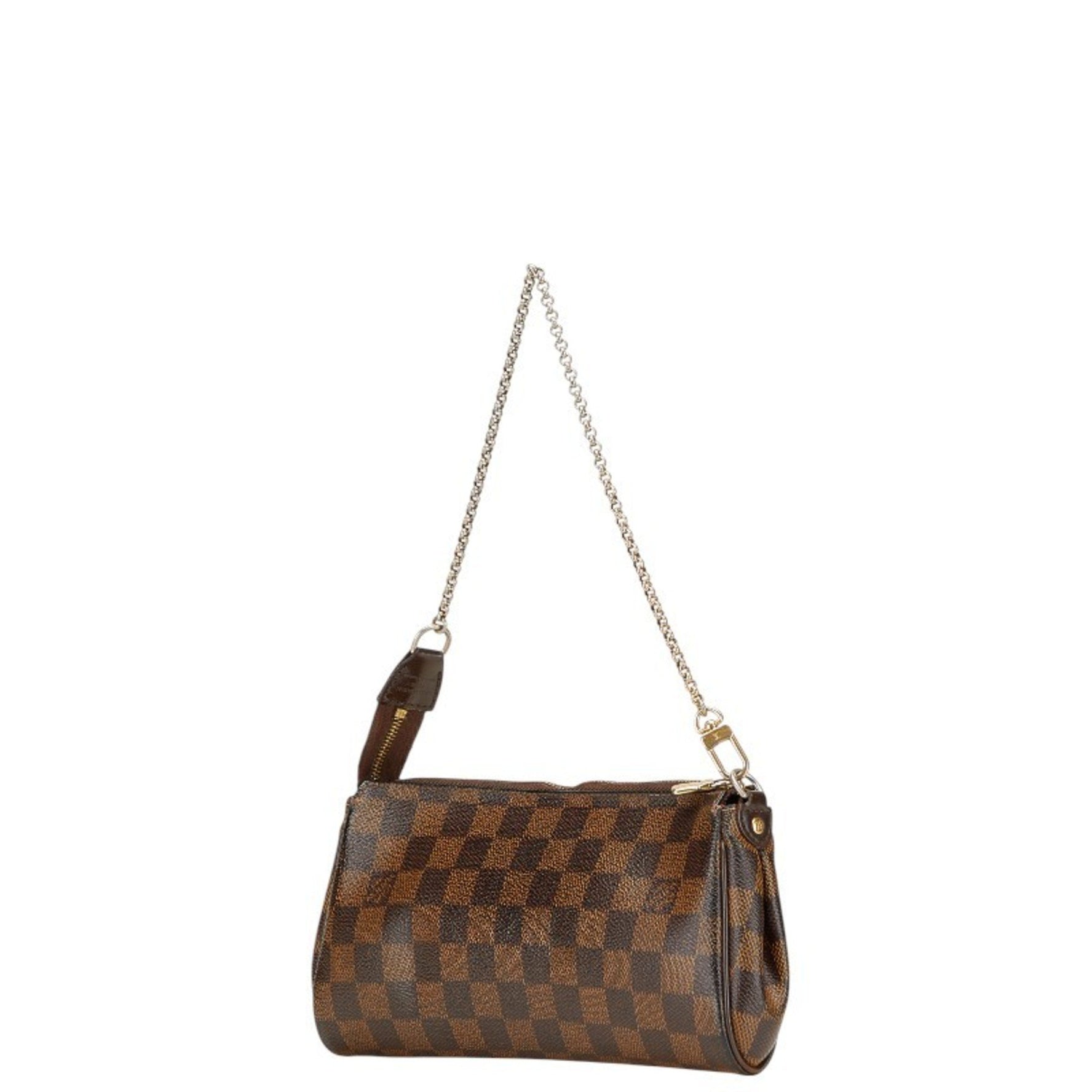 Louis Vuitton Damier Eva Chain Handbag/Shoulder Bag, PVC Leather, LOUIS VUITTON