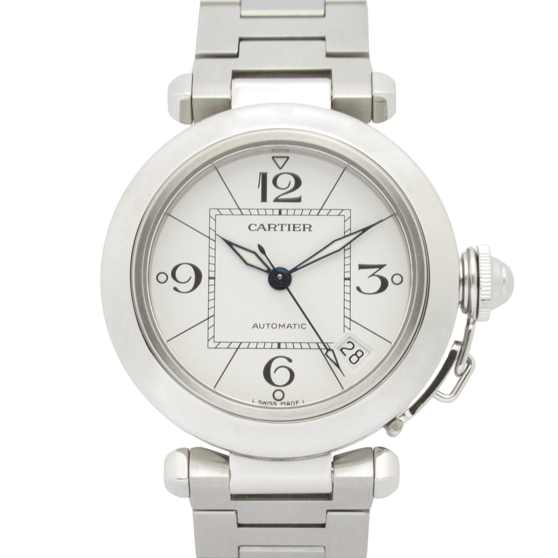 Cartier Pasha C Watch, Stainless Steel