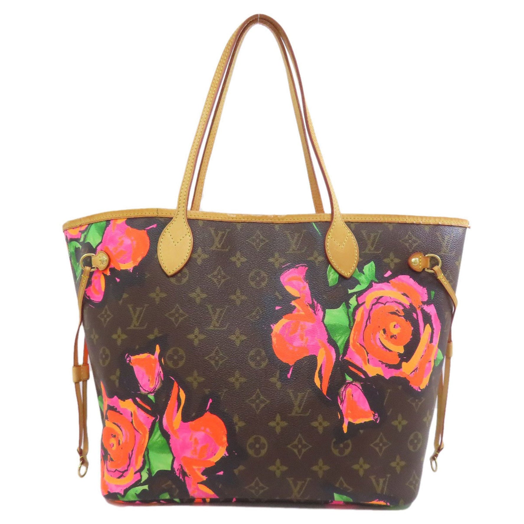 Louis Vuitton Neverfull MM Old Tote Bag Canvas