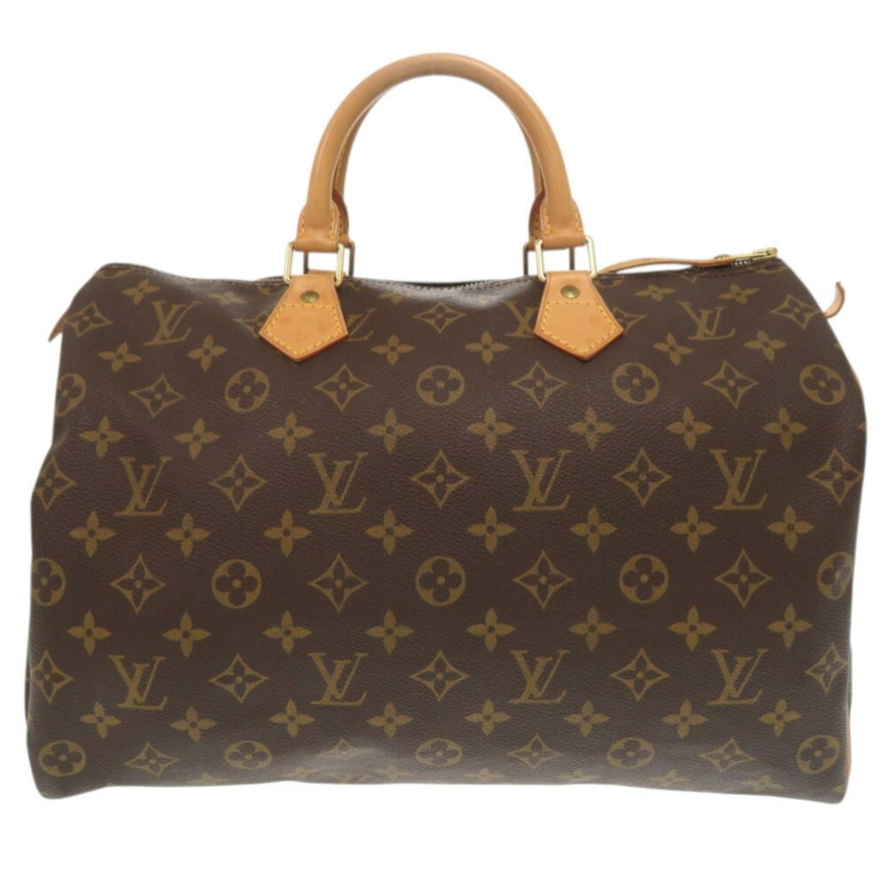 Louis Vuitton Speedy 35 Monogram Brown Handbag LV VUITTON