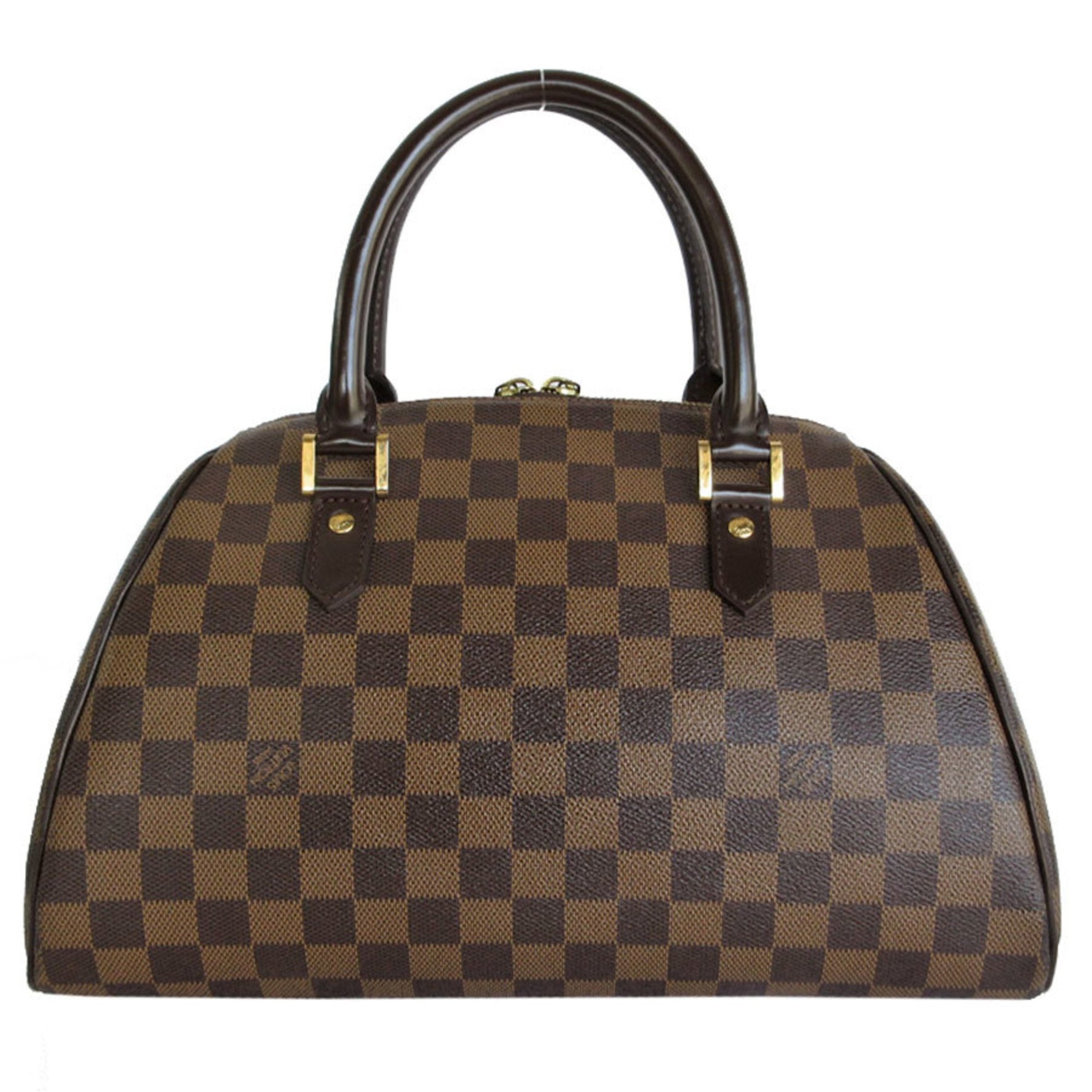 Louis Vuitton Handbag Damier Rivera MM Canvas Gold