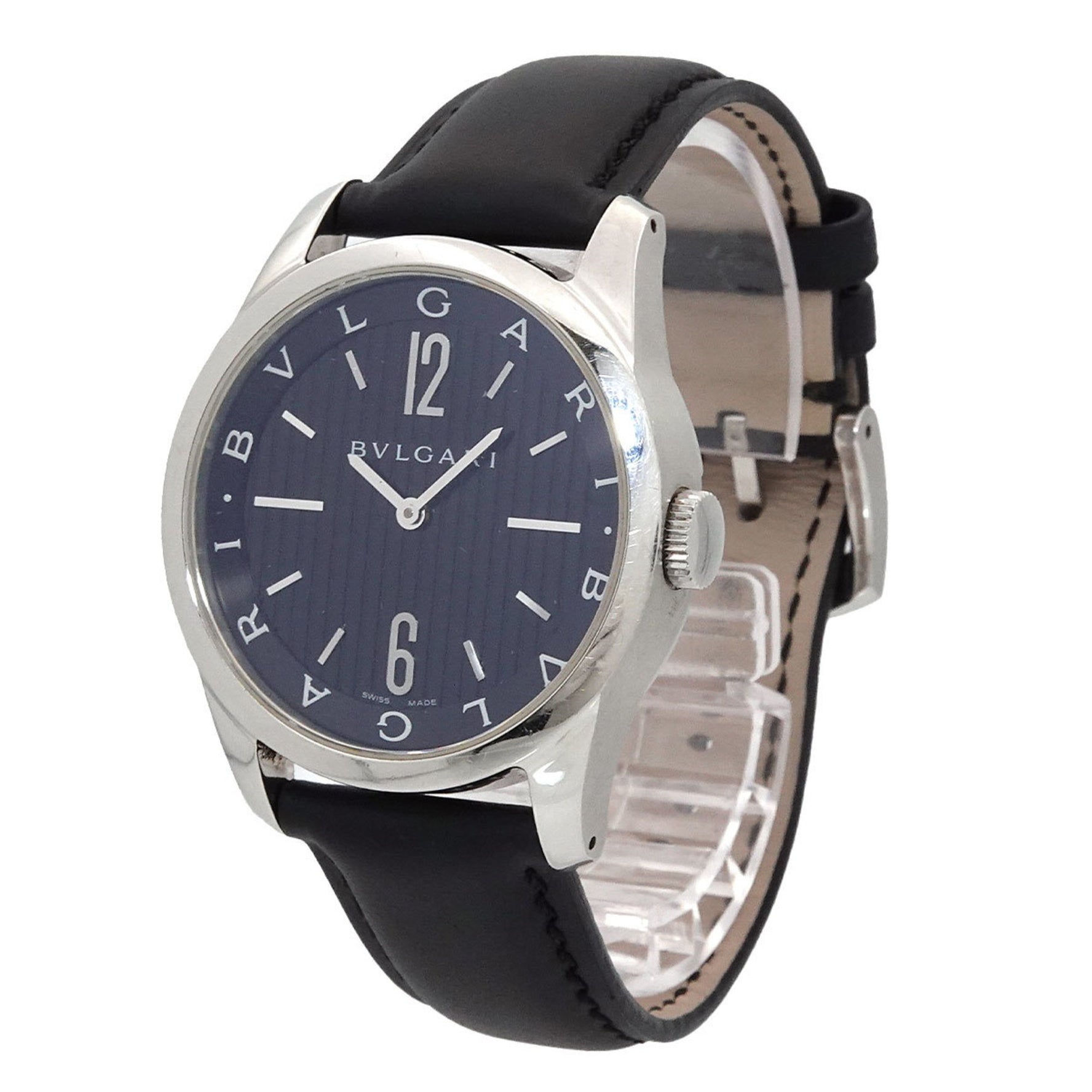 BVLGARI Solotempo ST37S Men's Black Quartz Watch