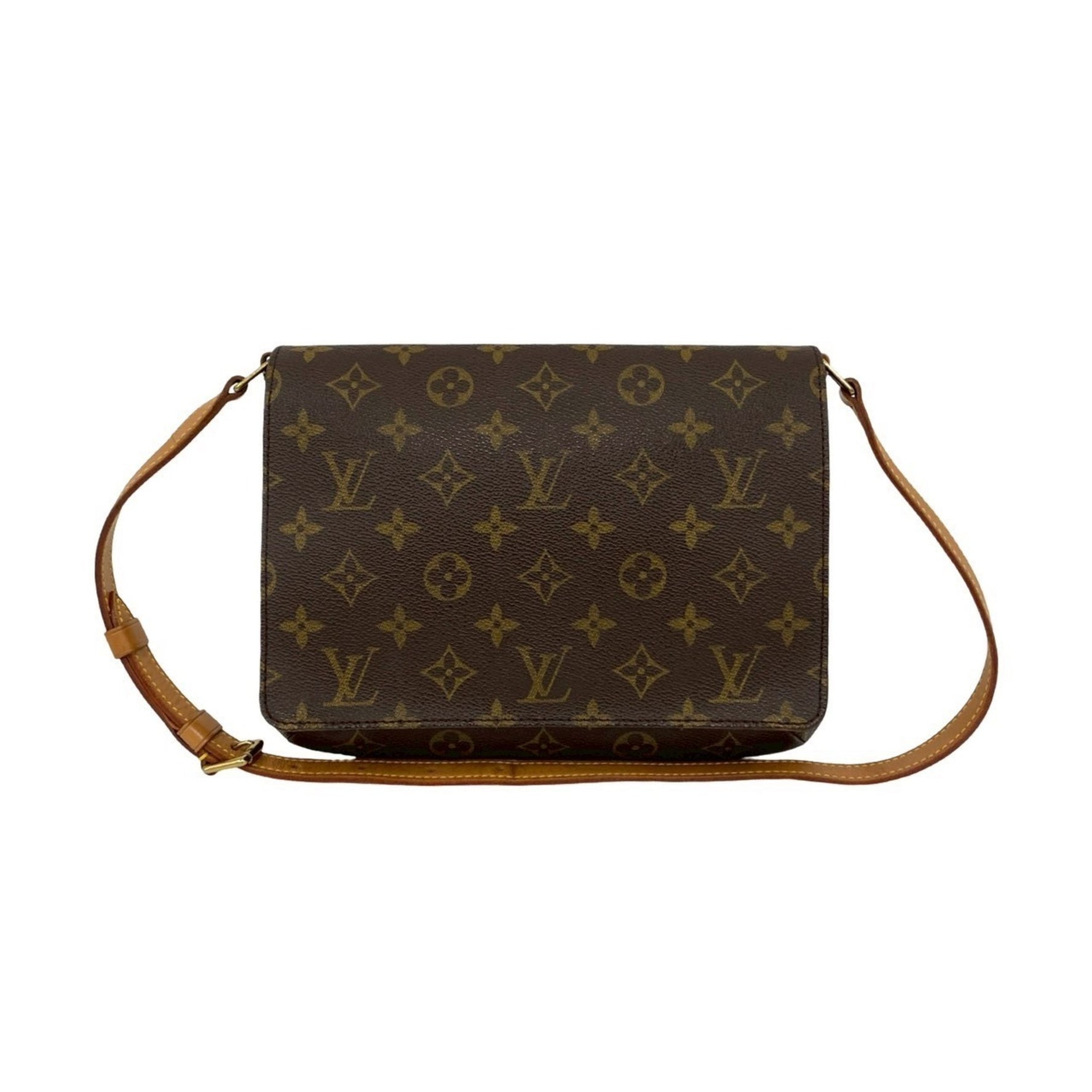 LOUIS VUITTON Musette Tango Monogram Leather Semi-One Shoulder Bag