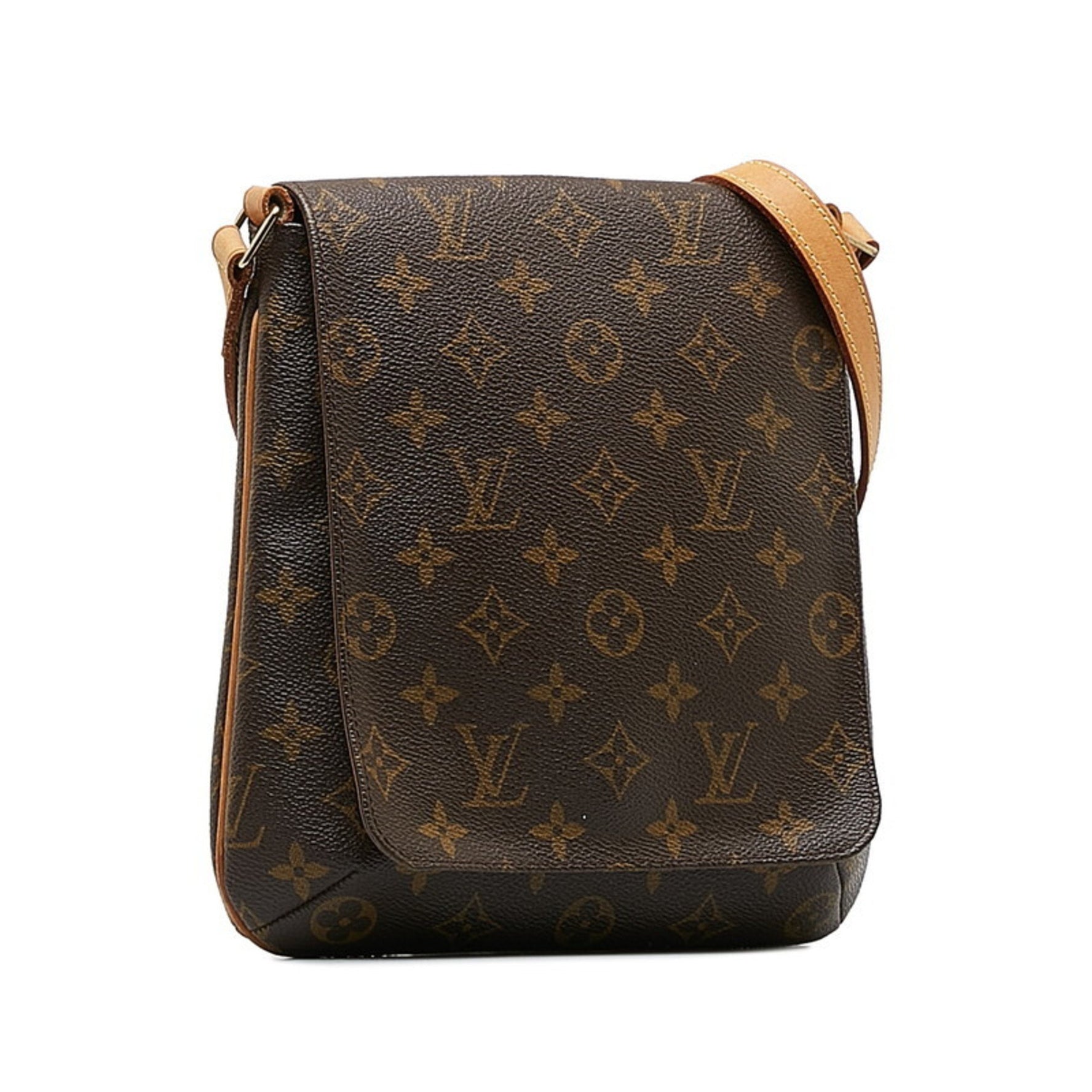 Louis Vuitton Monogram Musette Salsa Long Shoulder Bag M51387 Brown PVC Leather Women's LOUIS VUITTON