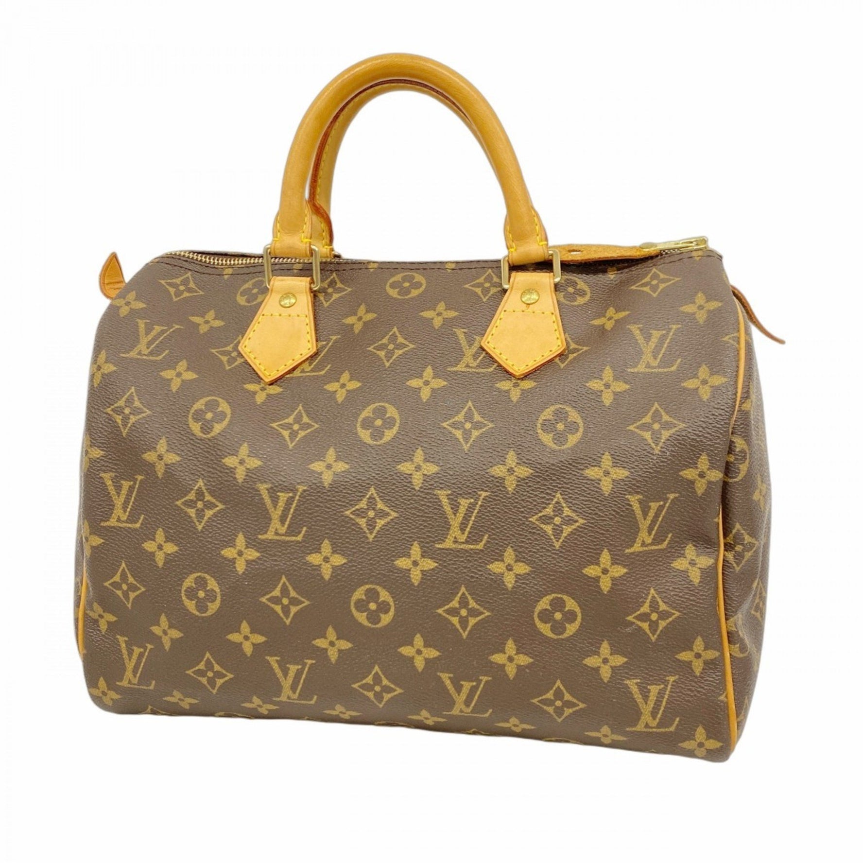 Louis Vuitton Monogram Speedy 30 Handbag M41108 Brown Women's