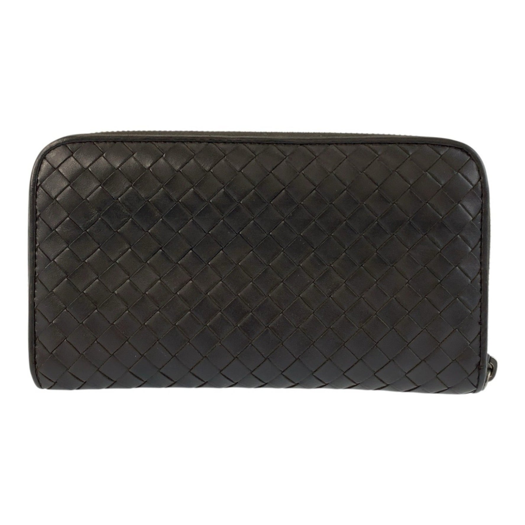 BOTTEGA VENETA Intrecciato Leather Long Wallet