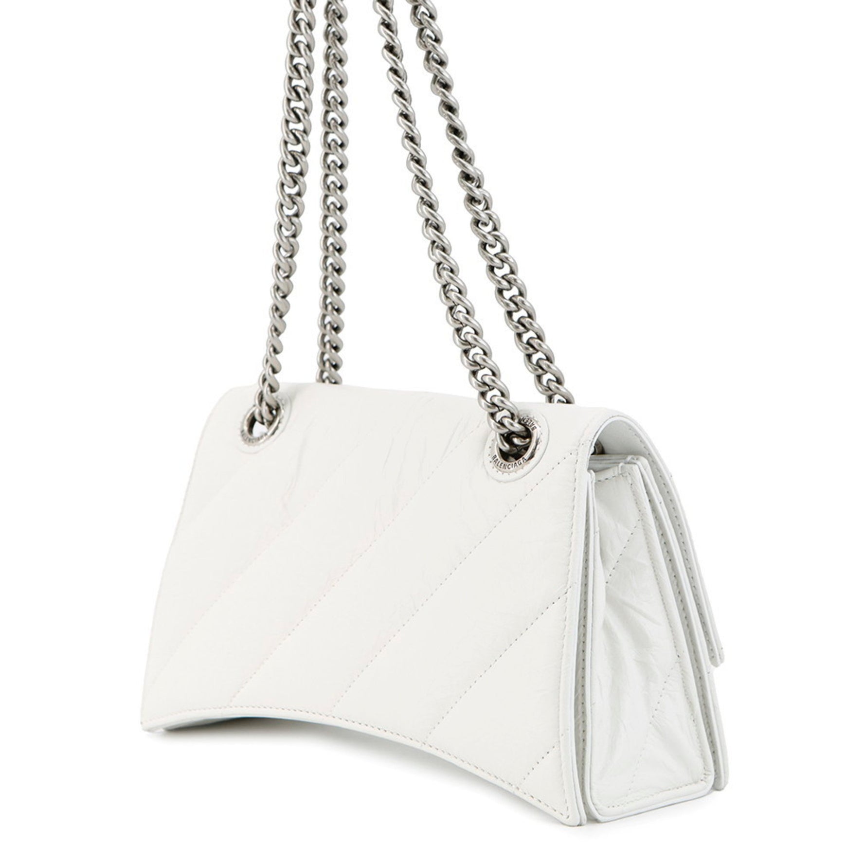 Balenciaga Crush Small Chain Shoulder Bag in Leather