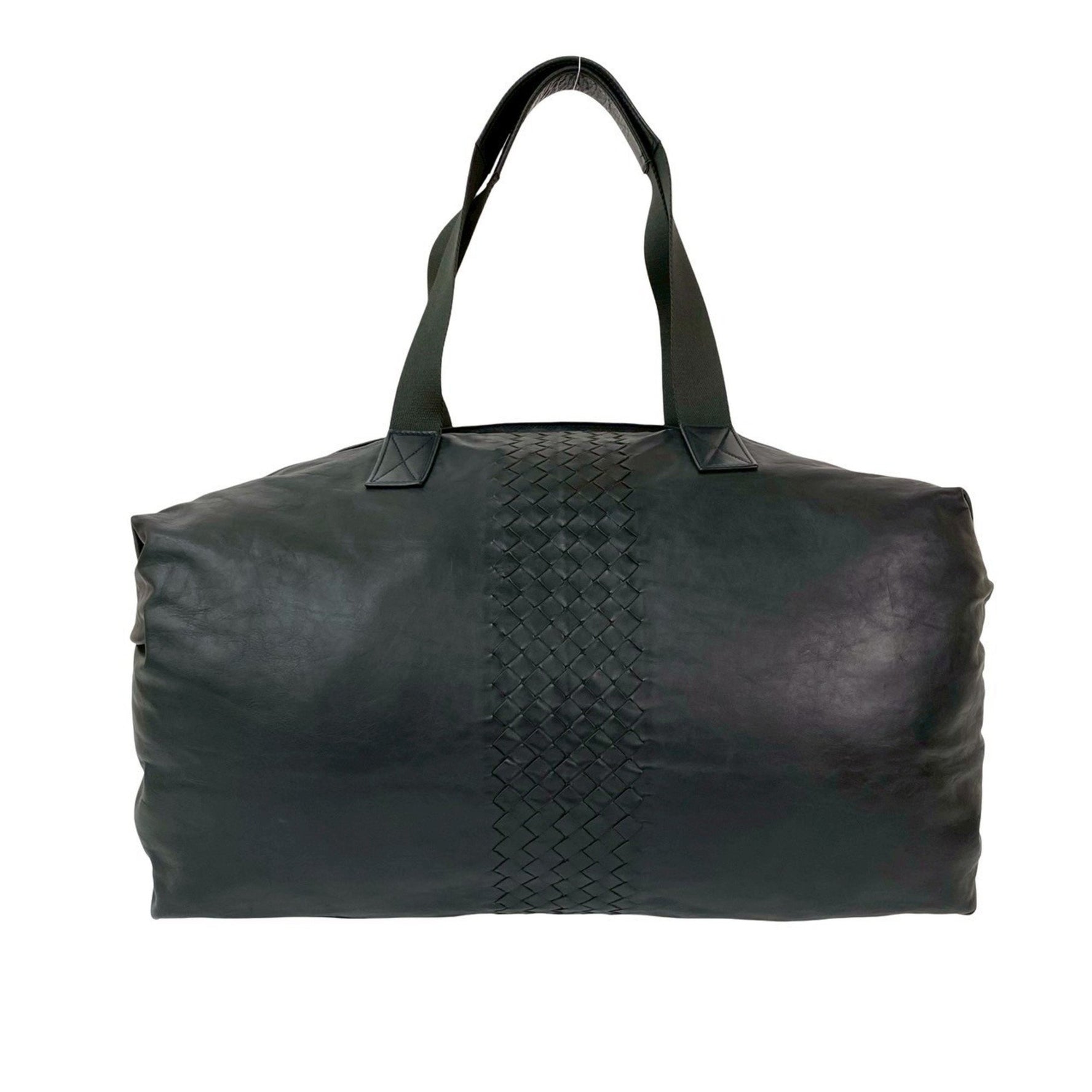 BOTTEGA VENETA Intrecciato Leather Boston Bag/Handbag in