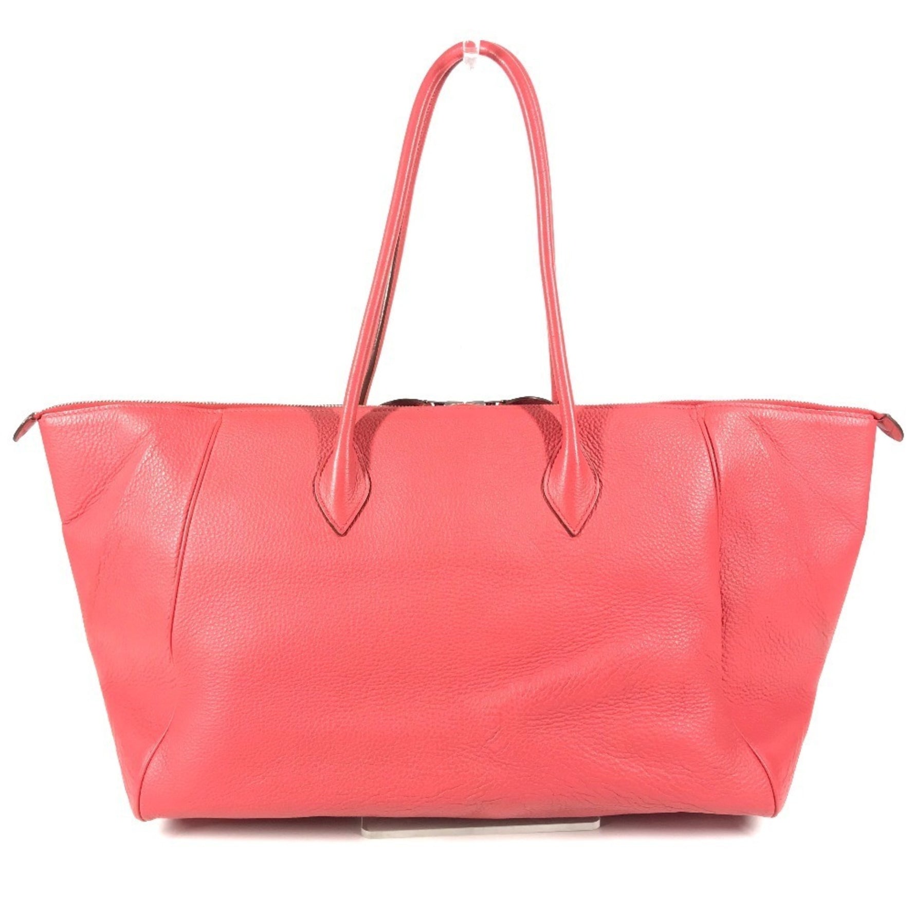 HERMES Paris Bombay 40 Shoulder Bag, Travel Boston Taurillon Clemence, Men's, Bougainvillea, Red