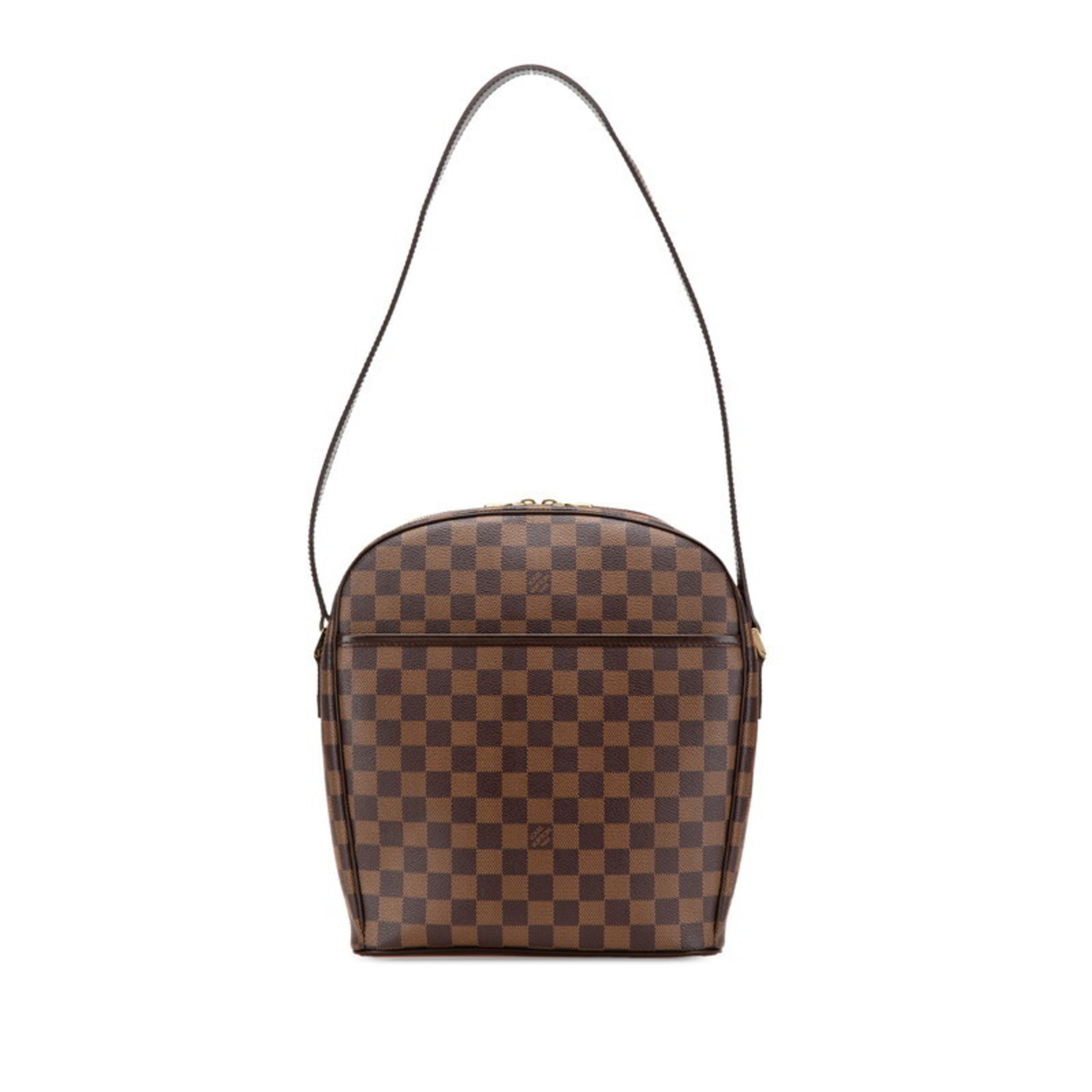 Louis Vuitton Damier Ipanema GM Shoulder Bag PVC Leather