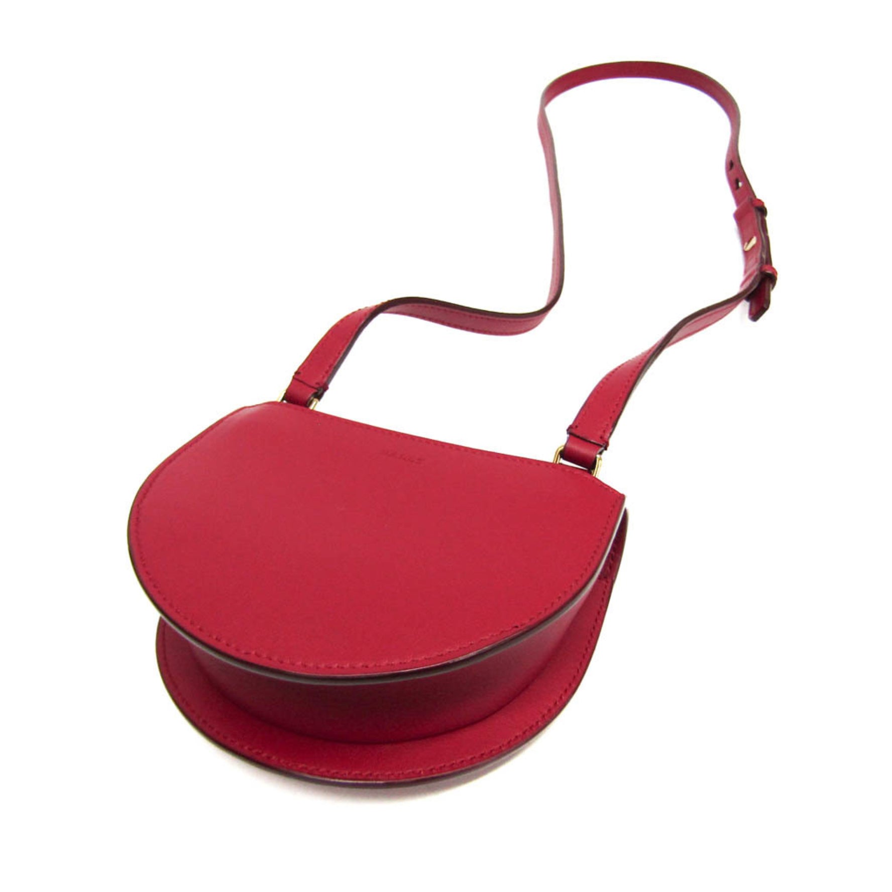 Bally Camy Women's Leather Shoulder Bag Red Color