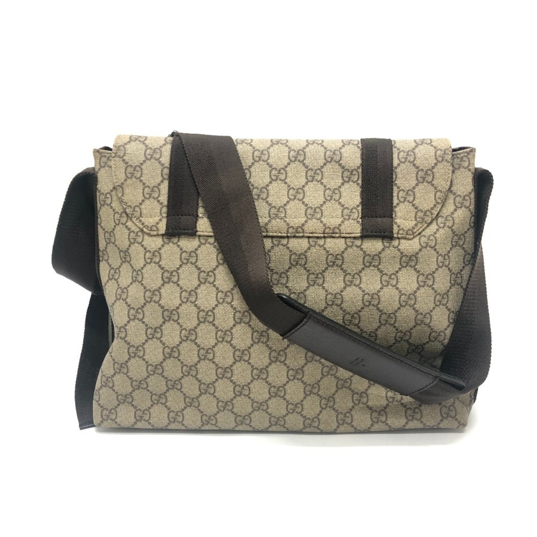 GUCCI GG Stream Messenger Bag in GGPVC/Leather
