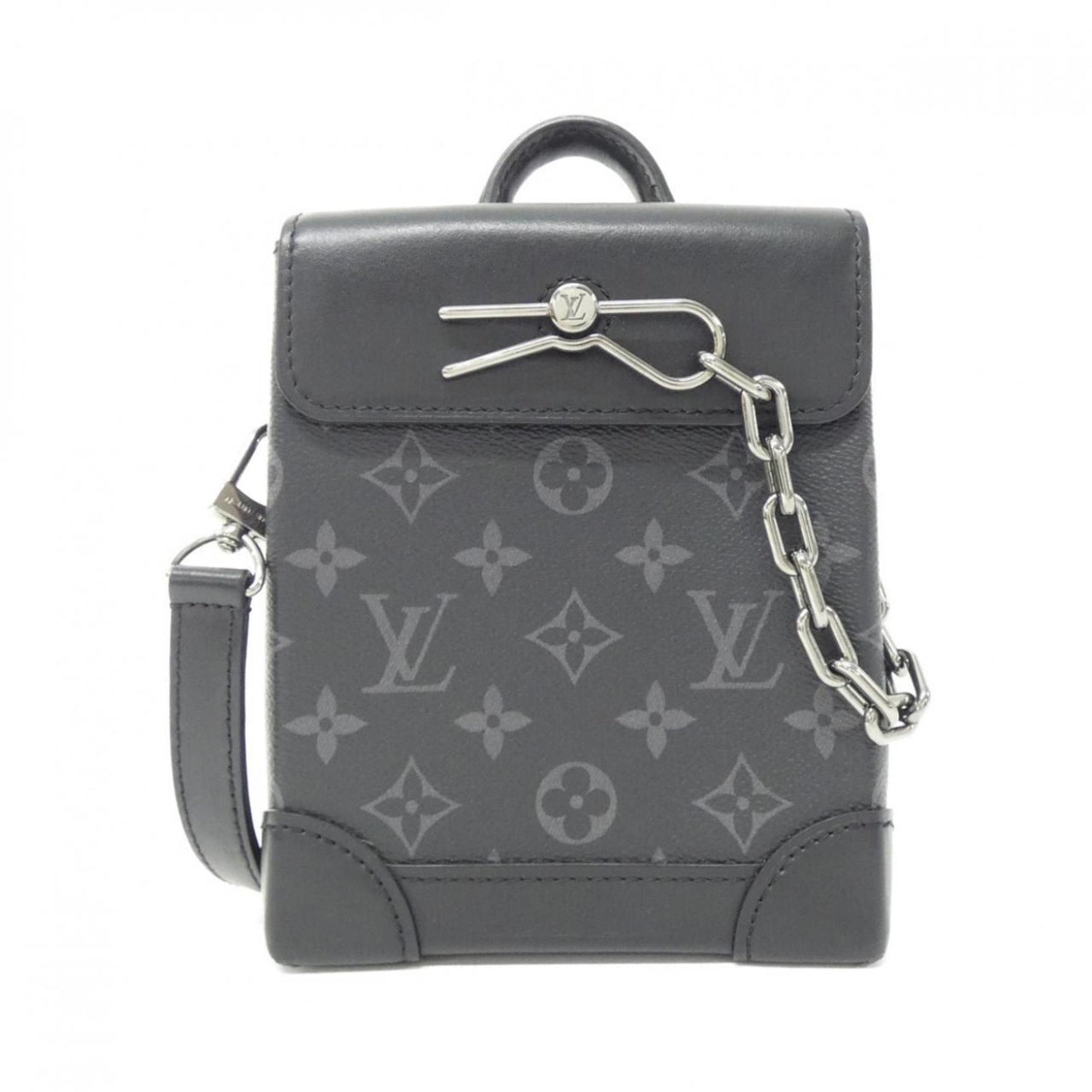 Louis Vuitton Monogram Eclipse Nano Steamer Shoulder Bag