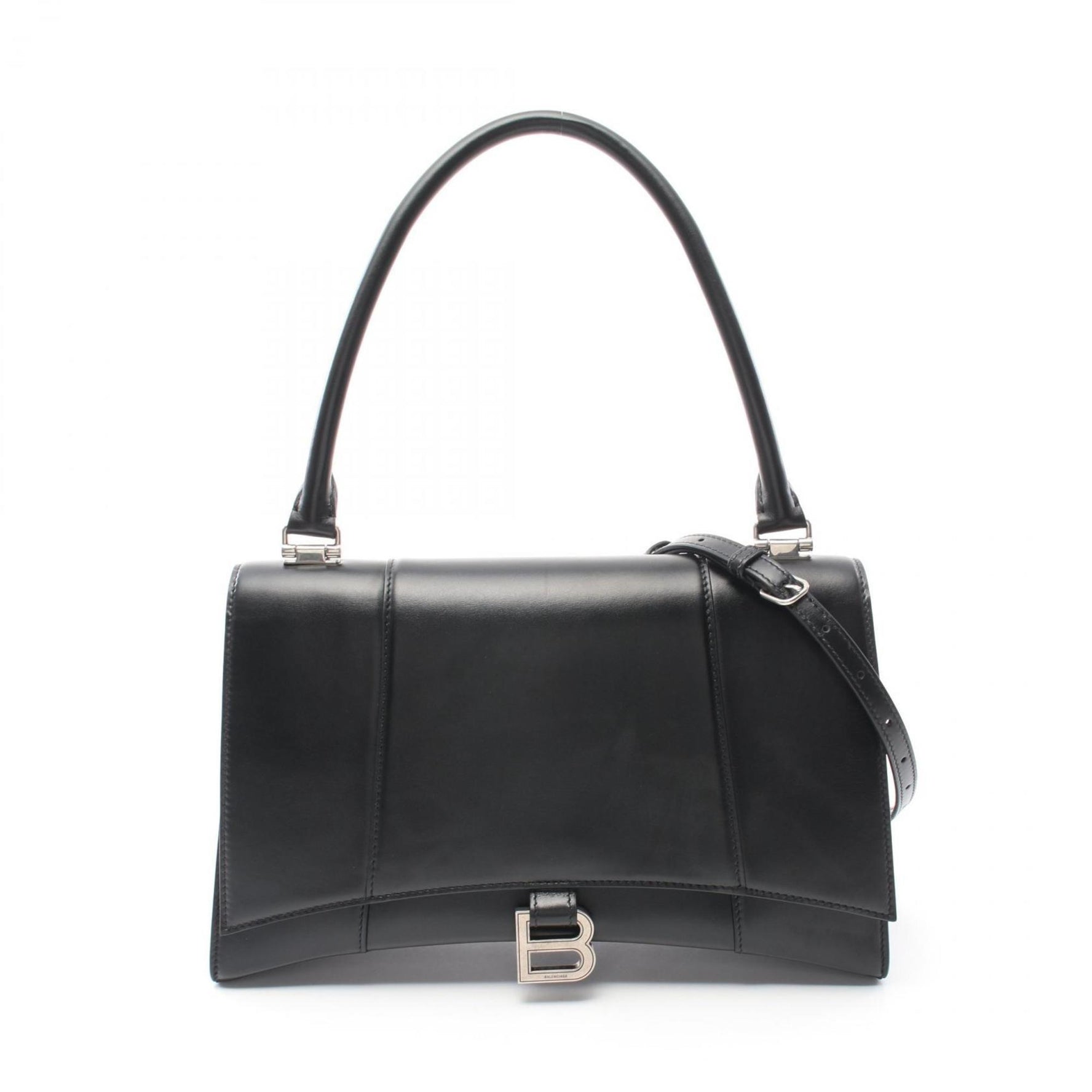 BALENCIAGA HOURGLASS Hourglass Handbag Leather