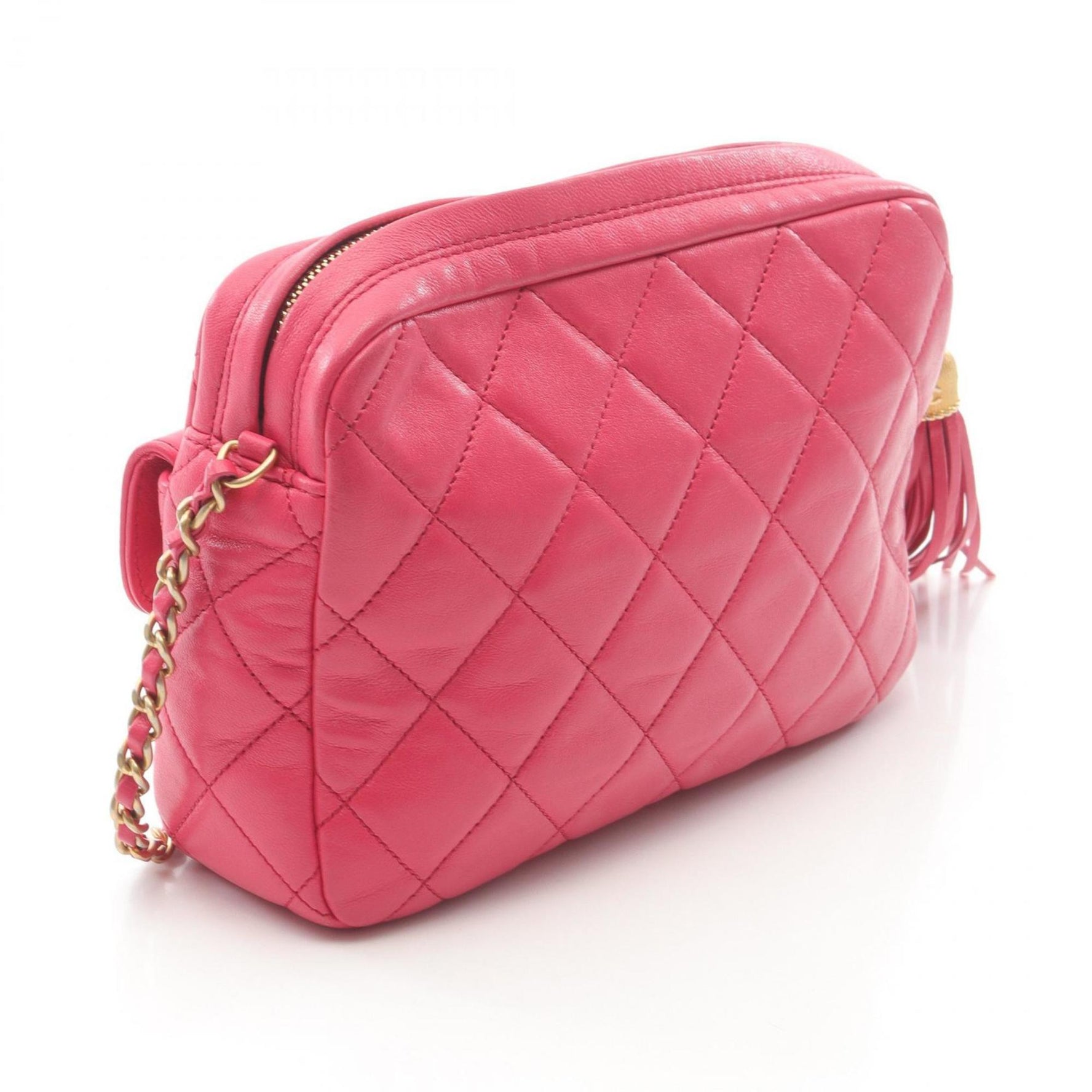 CHANEL Matelasse Shoulder Bag in Lambskin Leather